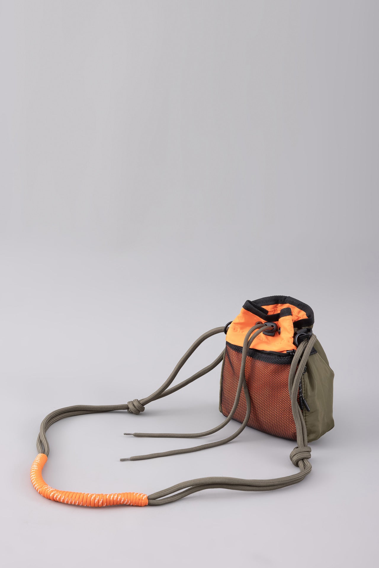 Colorblock Drawcord Bag