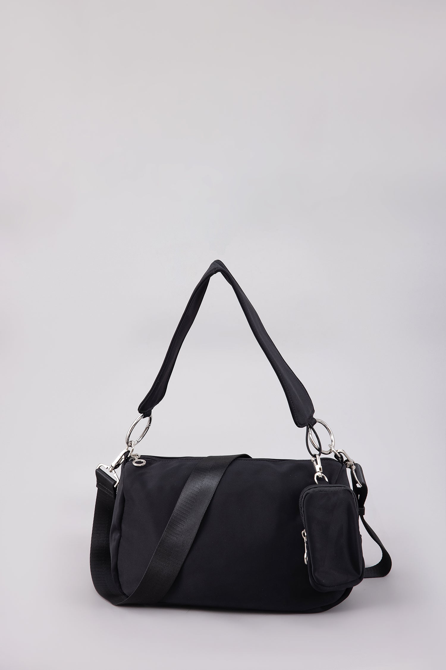 Shoulder Bag w/ Pouch - Black