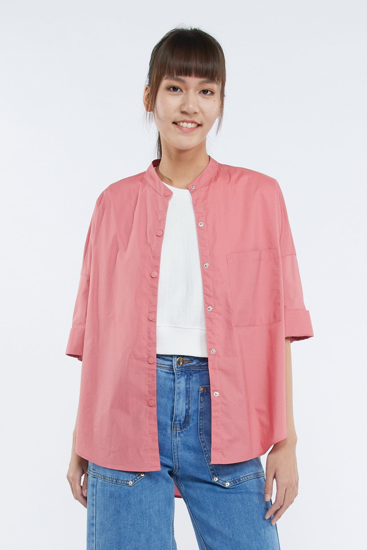 Cotton Wide Cut Blouse