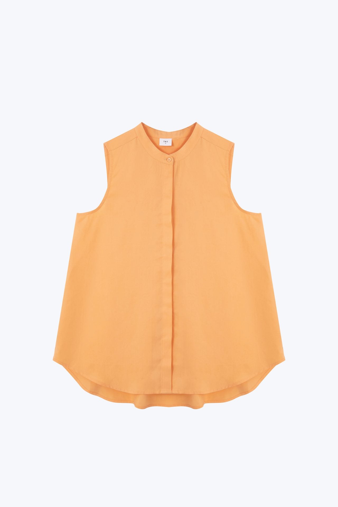 Flare Hem Sleeveless Blouse