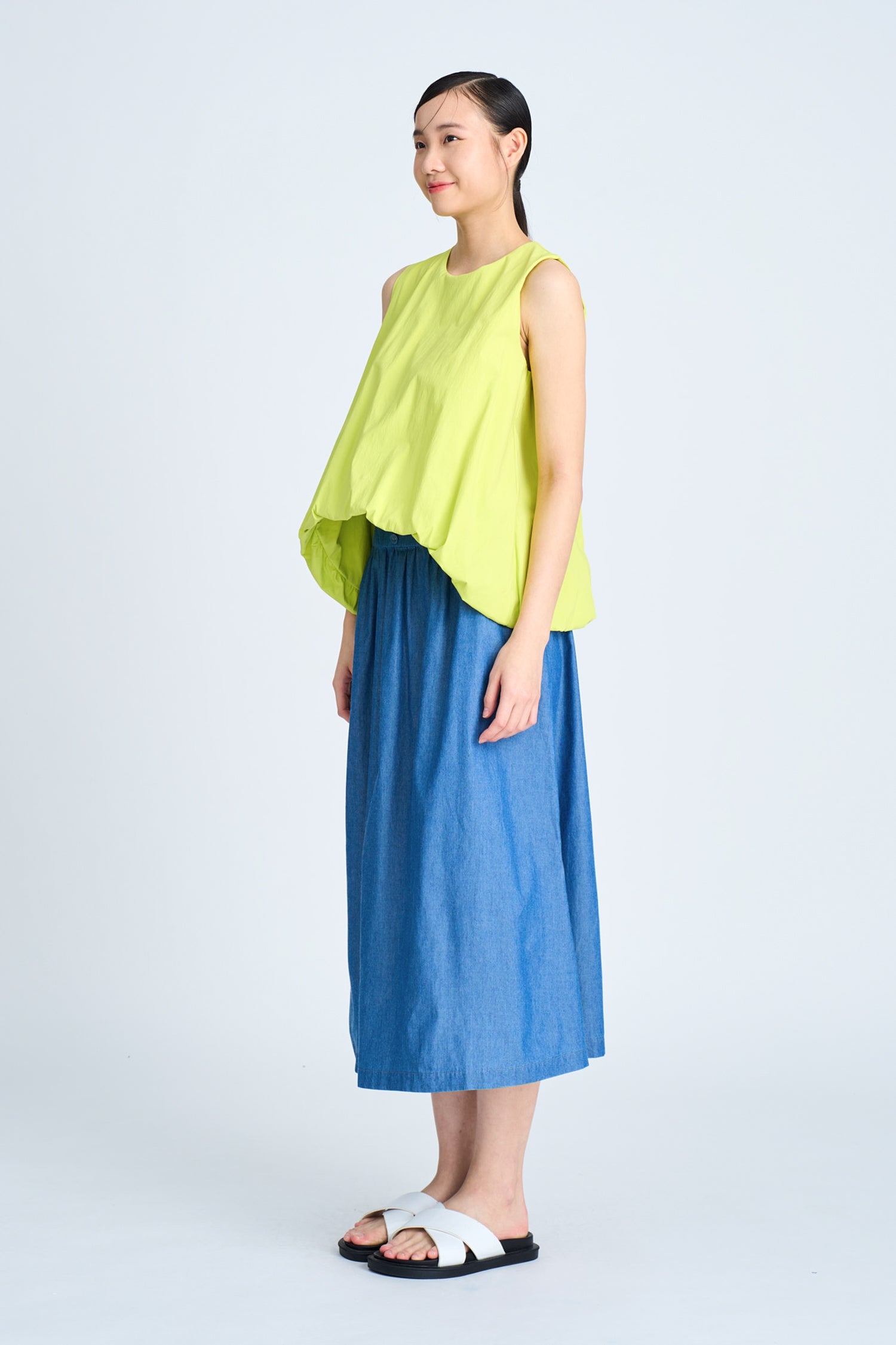 Cloud Blouse - Chartreuse