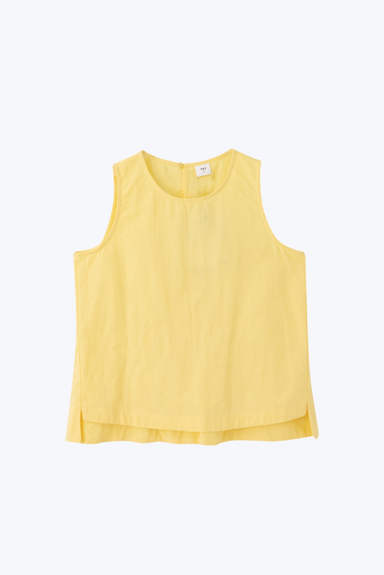 Sleeveless Elastic Waist Blouse - Canary