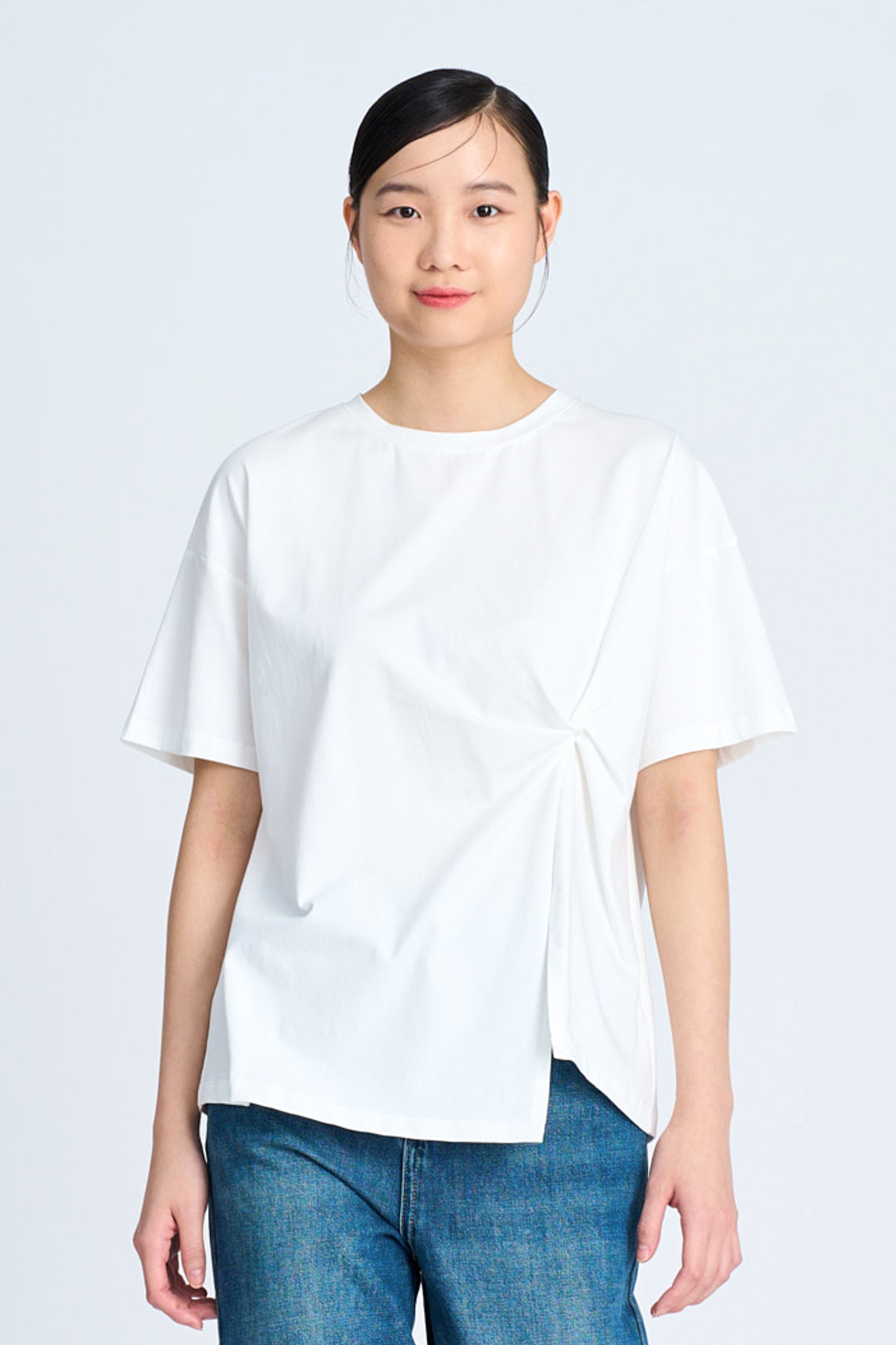 Twist Knot Tee - Cream