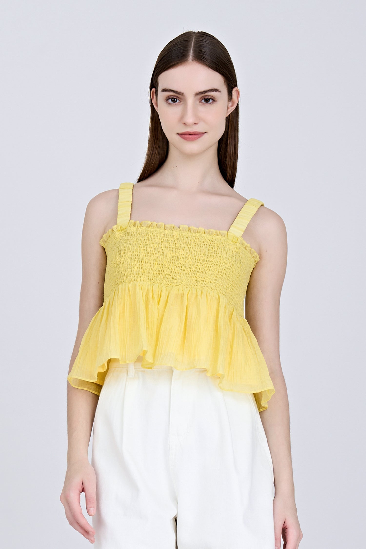 Gathered Camisole - Canary