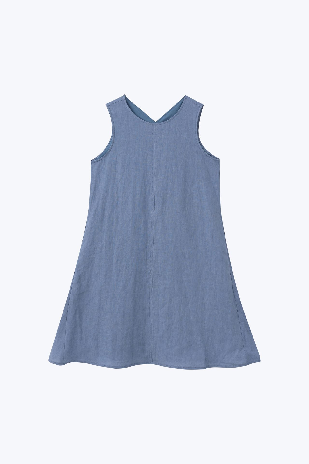 Linen Sleeveless Slip Dress