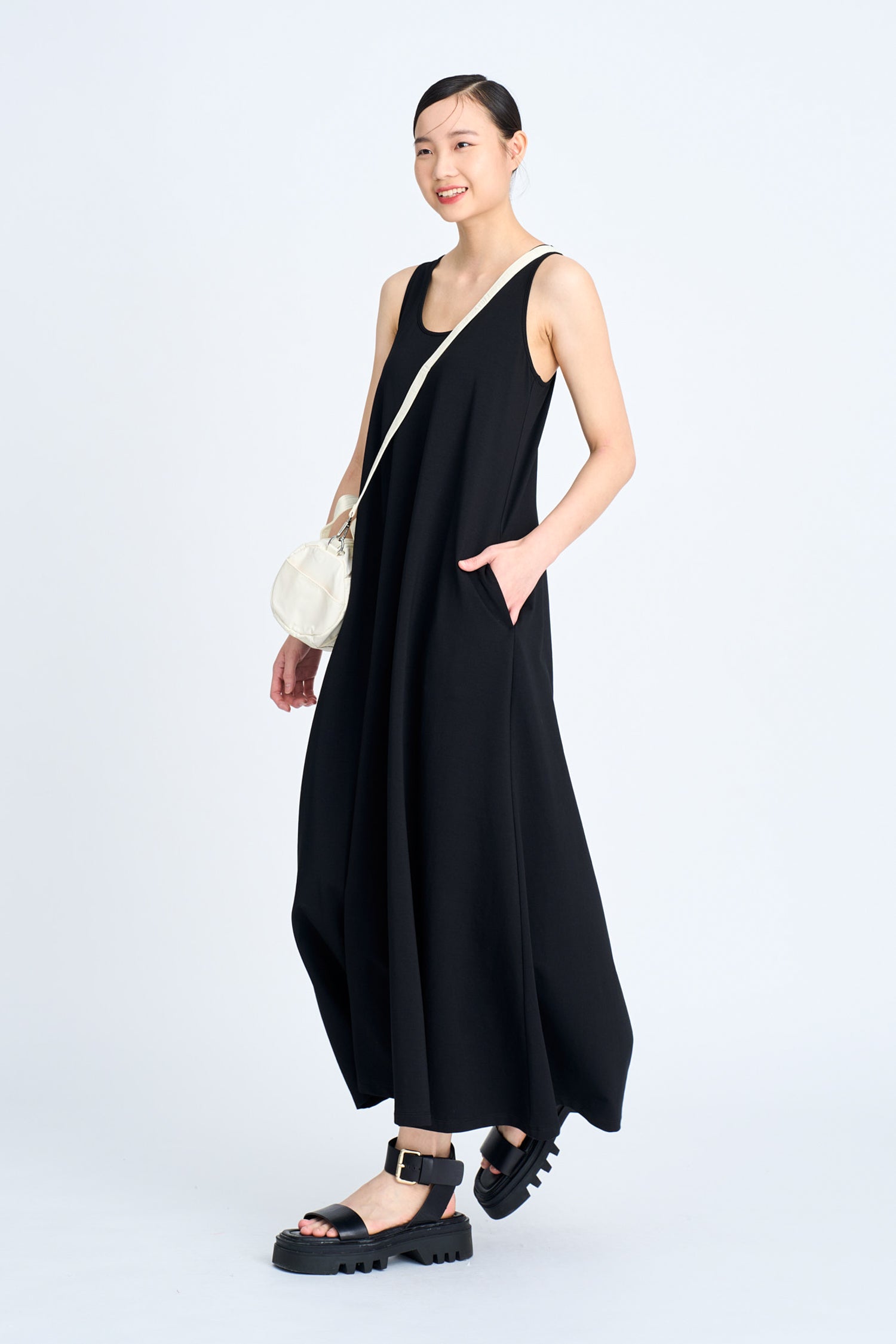 Basic Tank Dress - Black