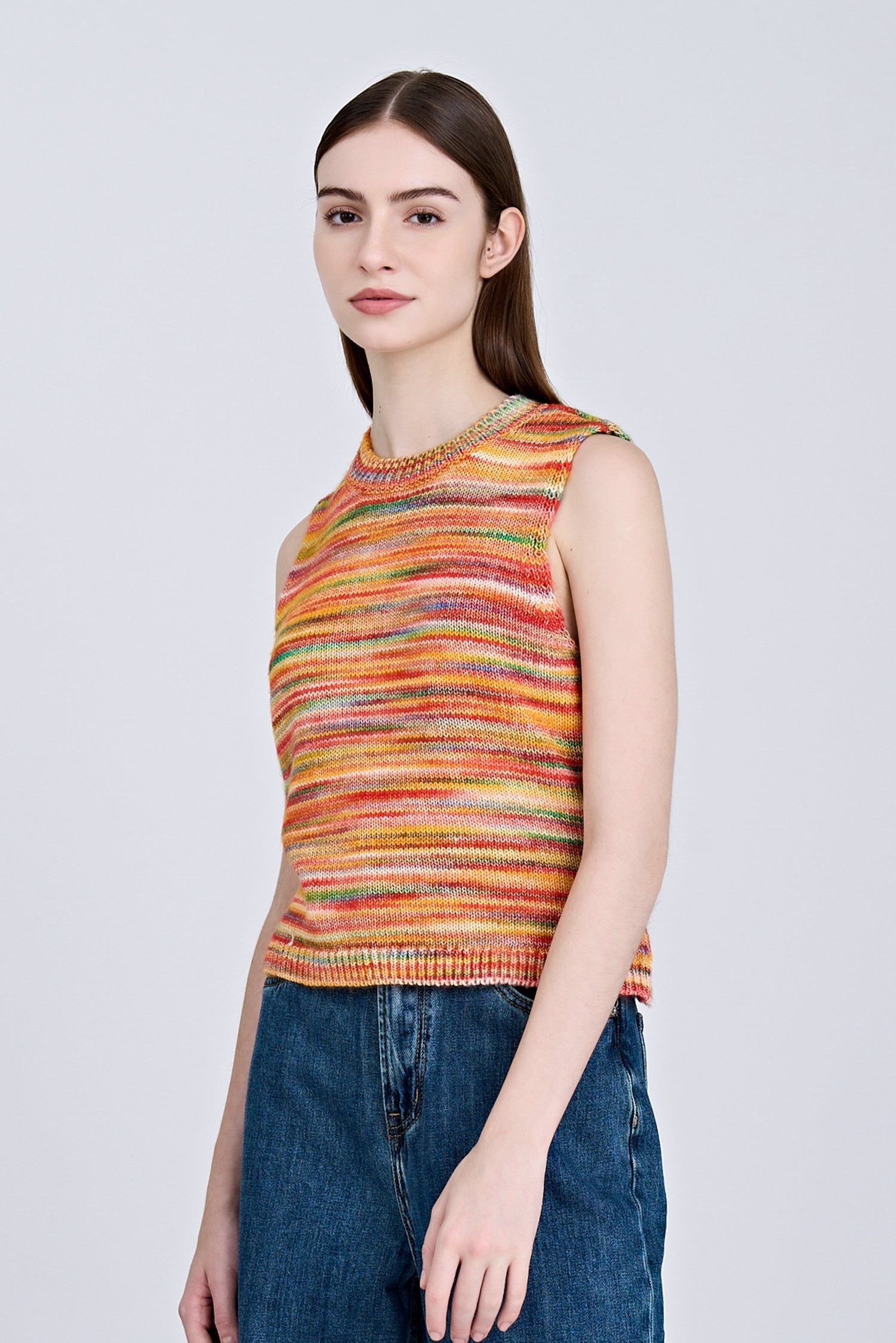 Multi-Coloured Knit Top - Multi-Colour