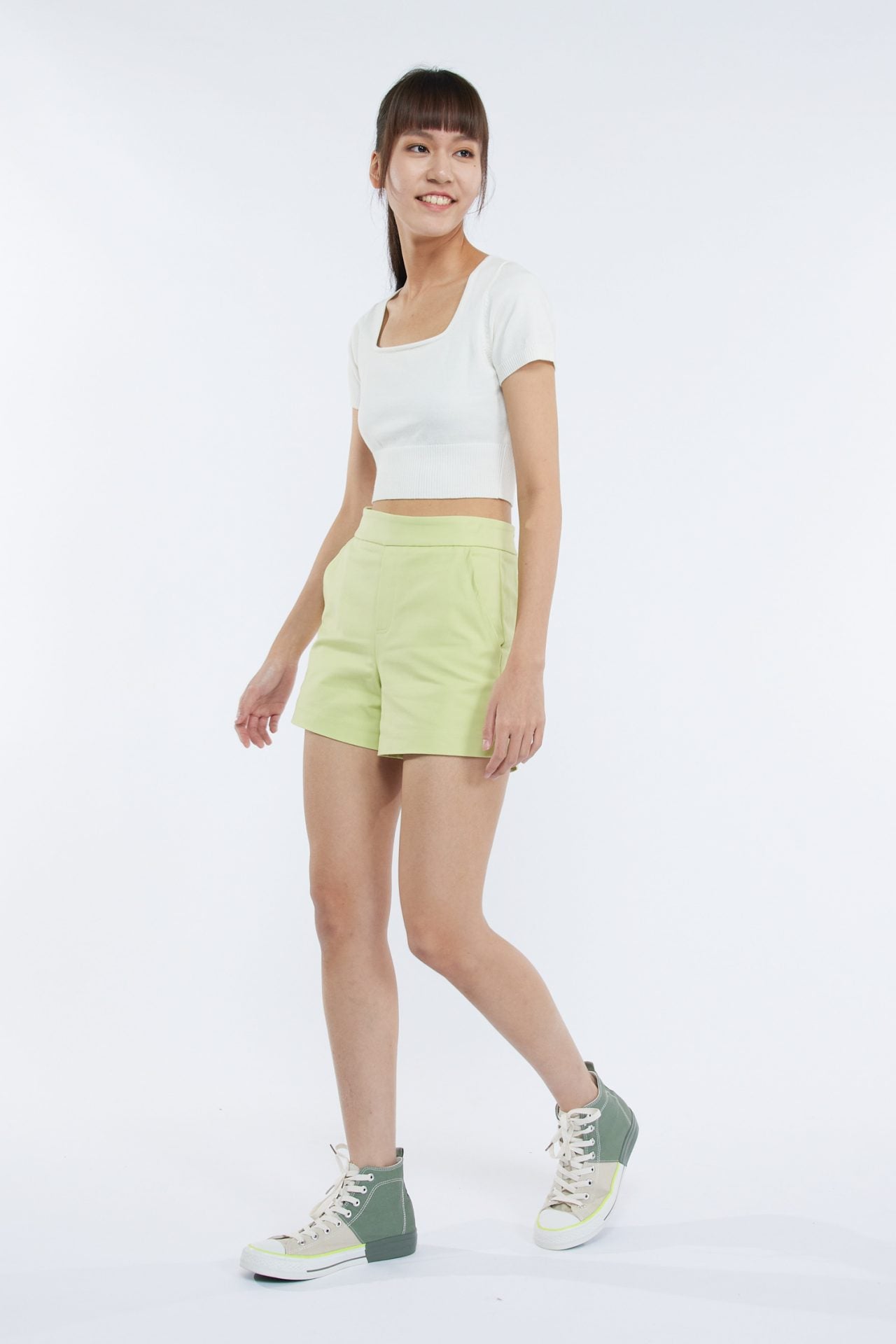 Cotton Pull-Up Shorts