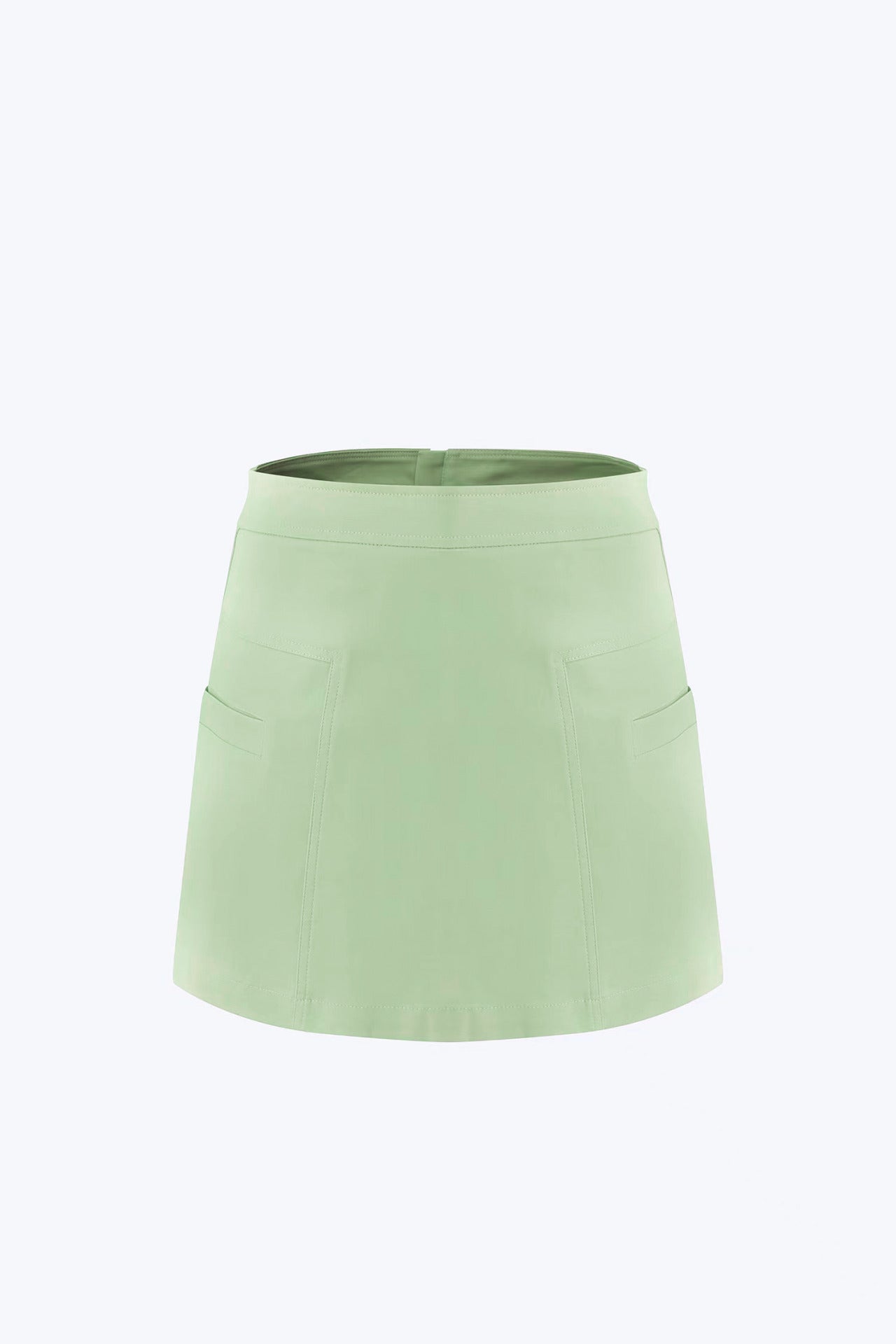 Cotton Patch Pocket Skirt - Mint