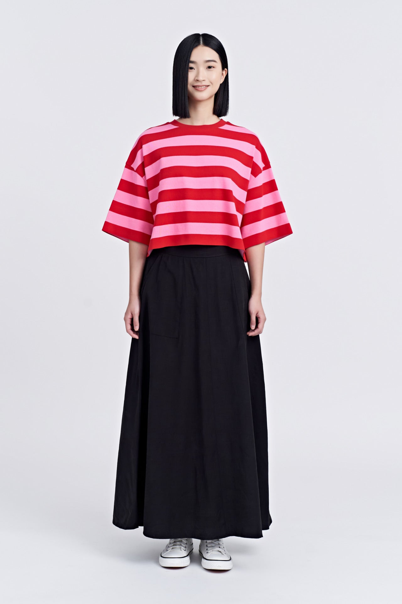 Patch Pocket Circular Skirt