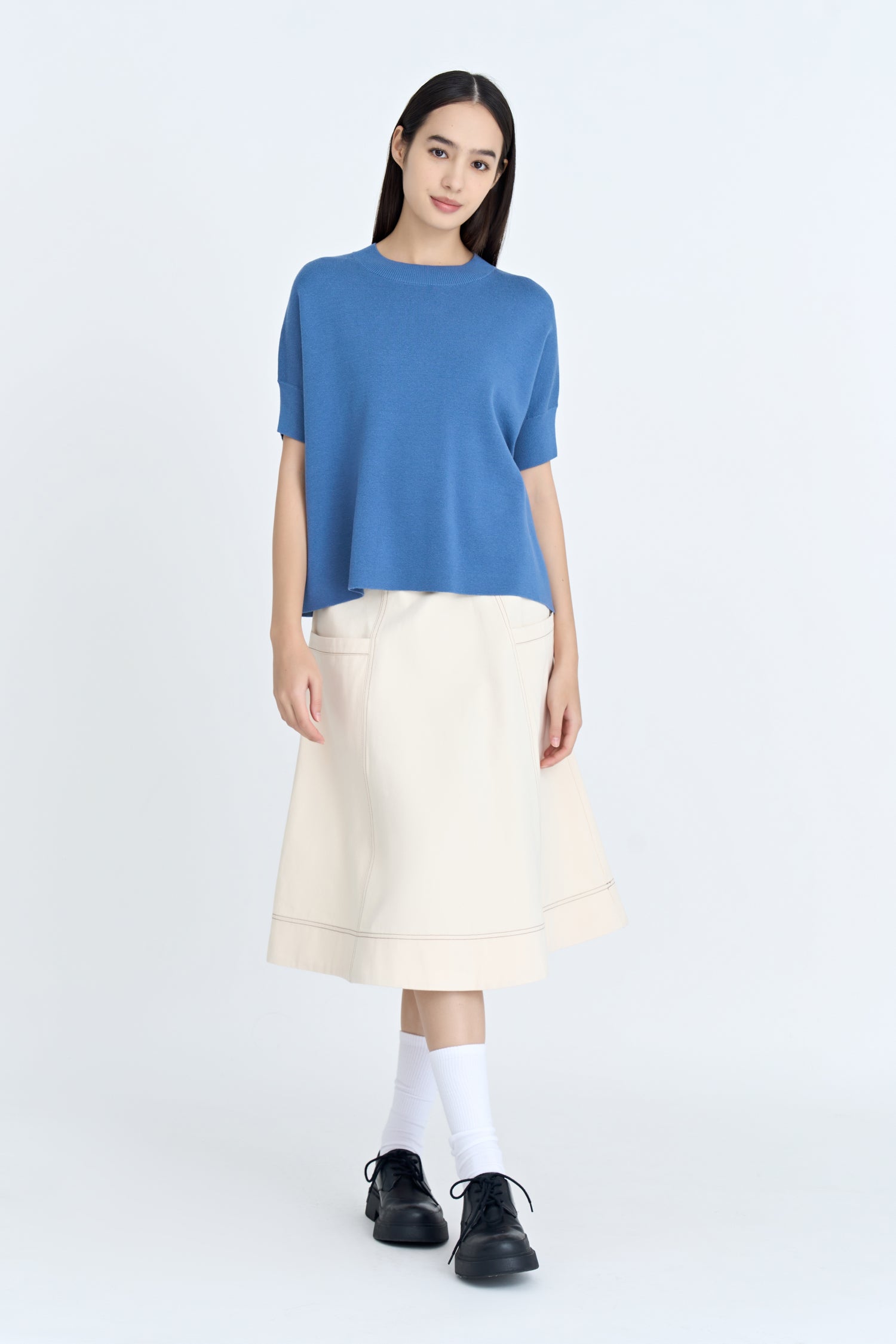 Cotton Twill Circular Skirt