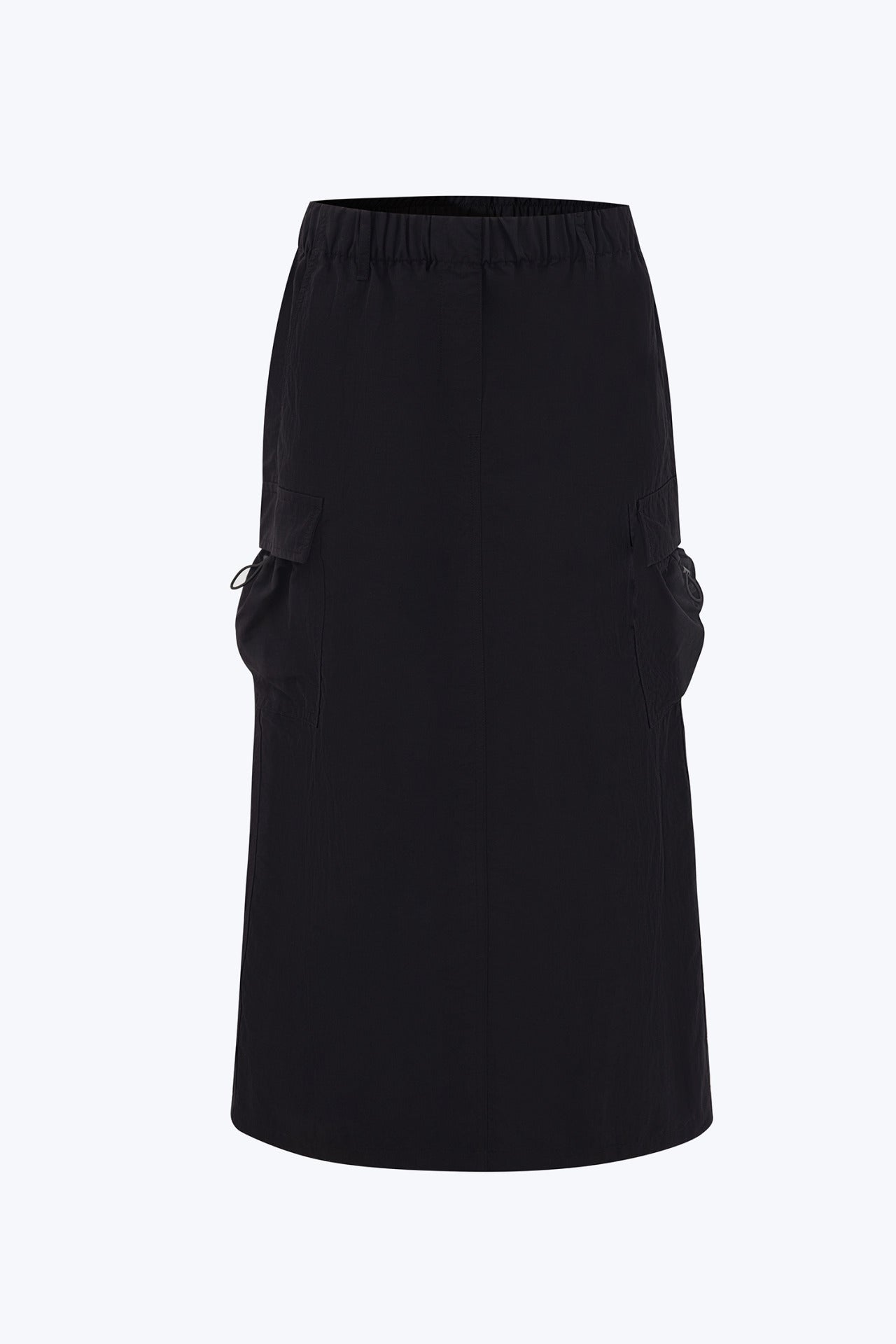 Elastic Waist Cargo Skirt