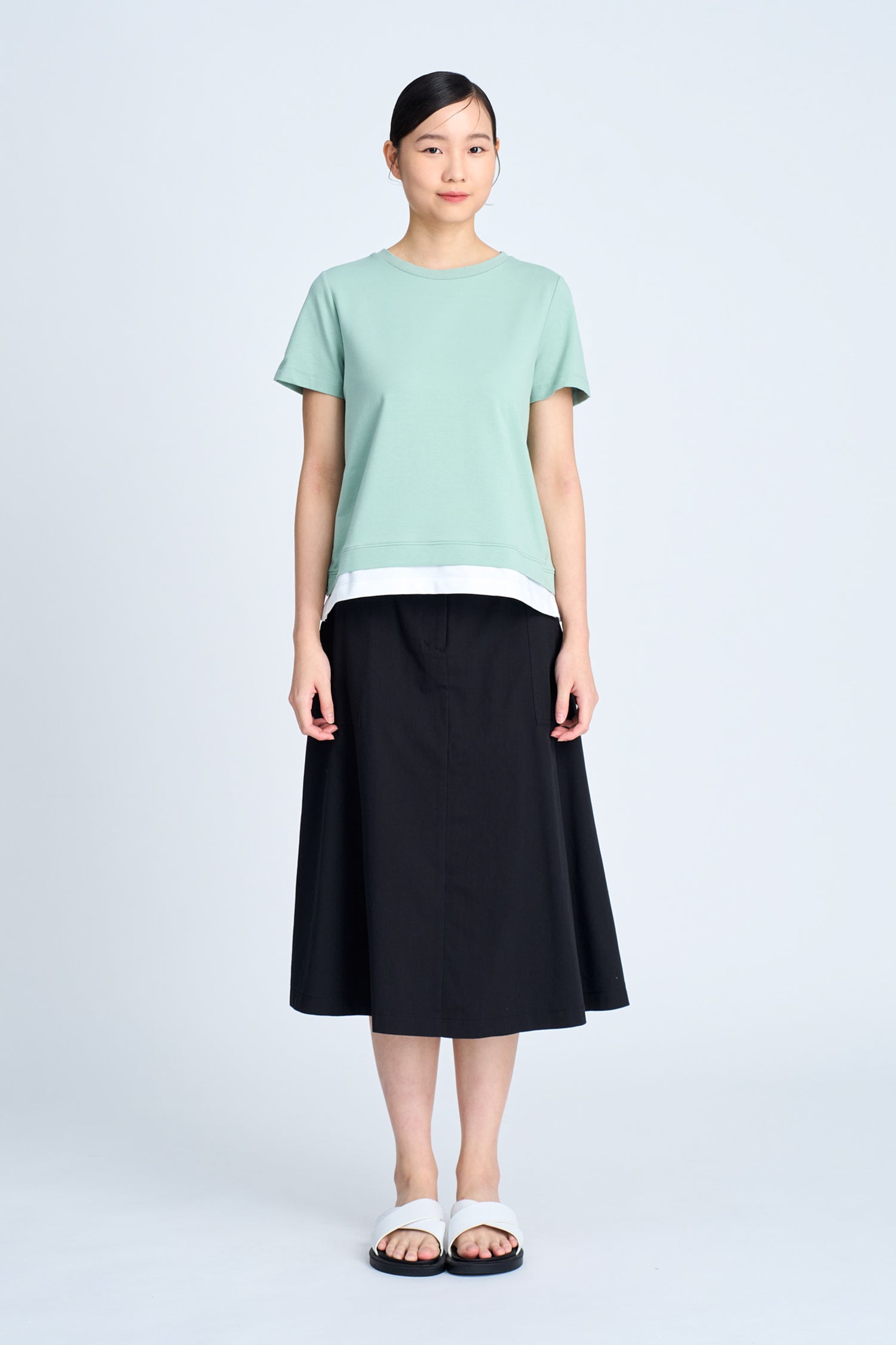 Front Fly Skirt - Black