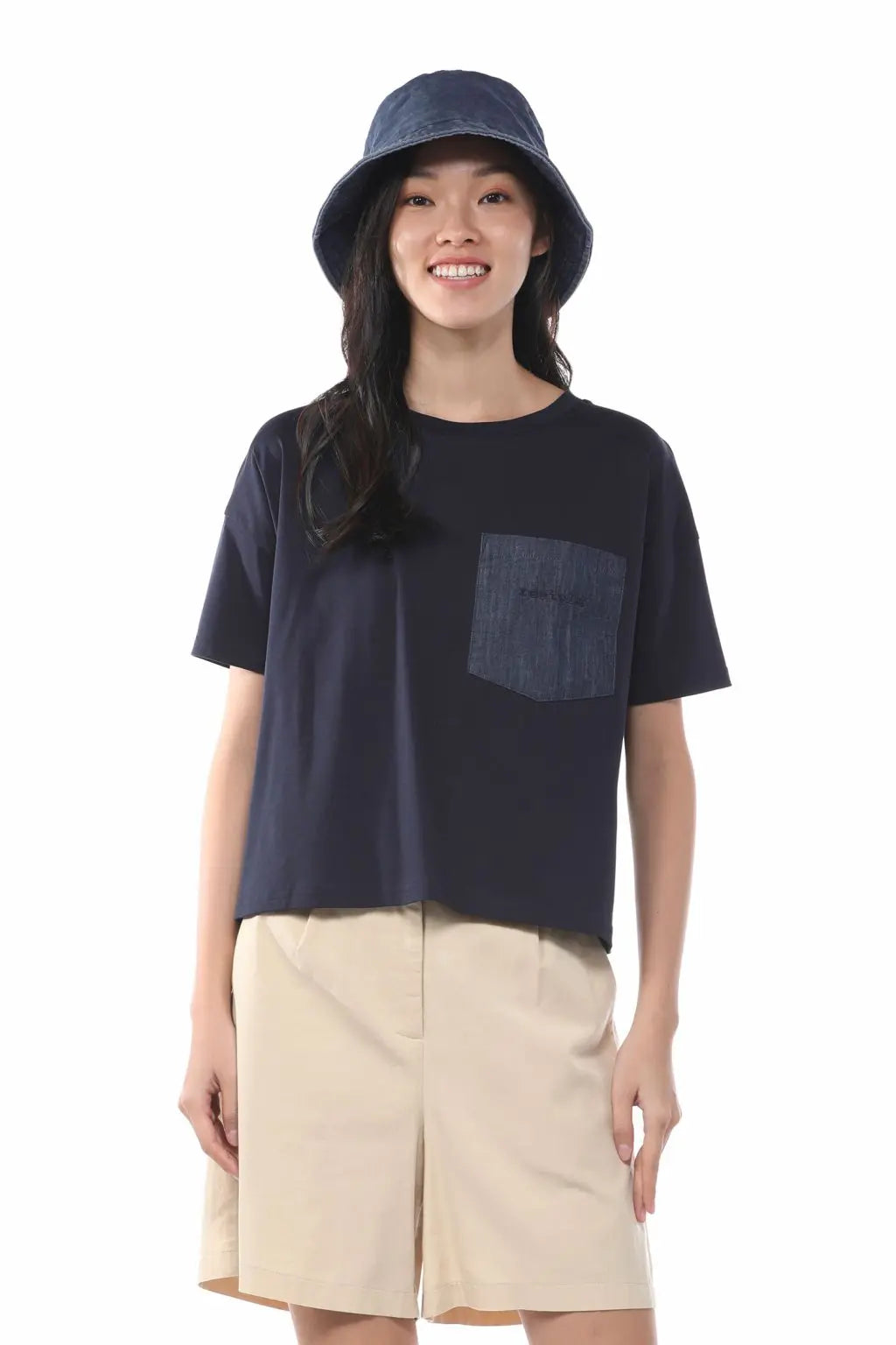 Cotton Patch Pocket Embroidery Tee