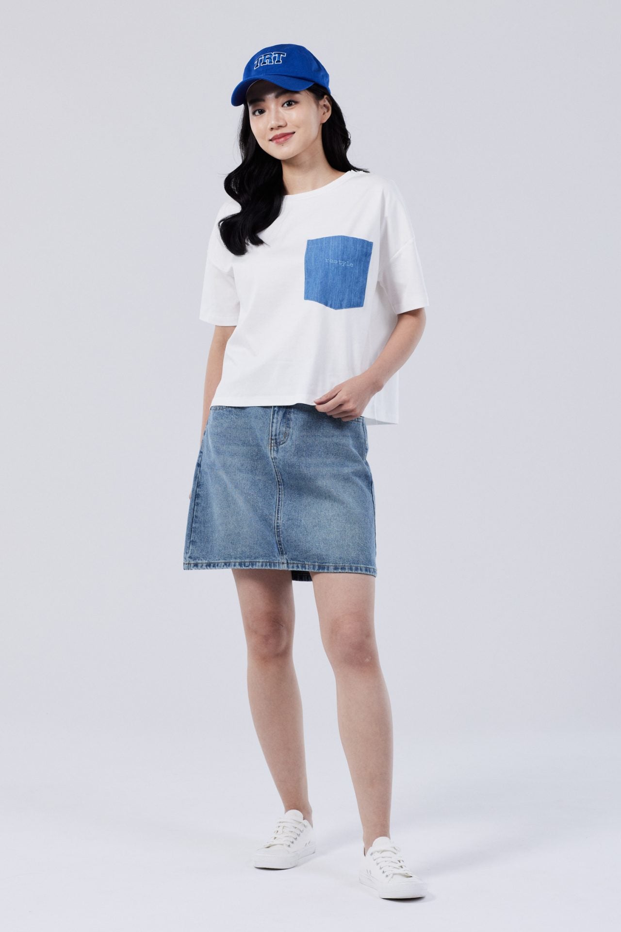 Cotton Patch Pocket Embroidery Tee