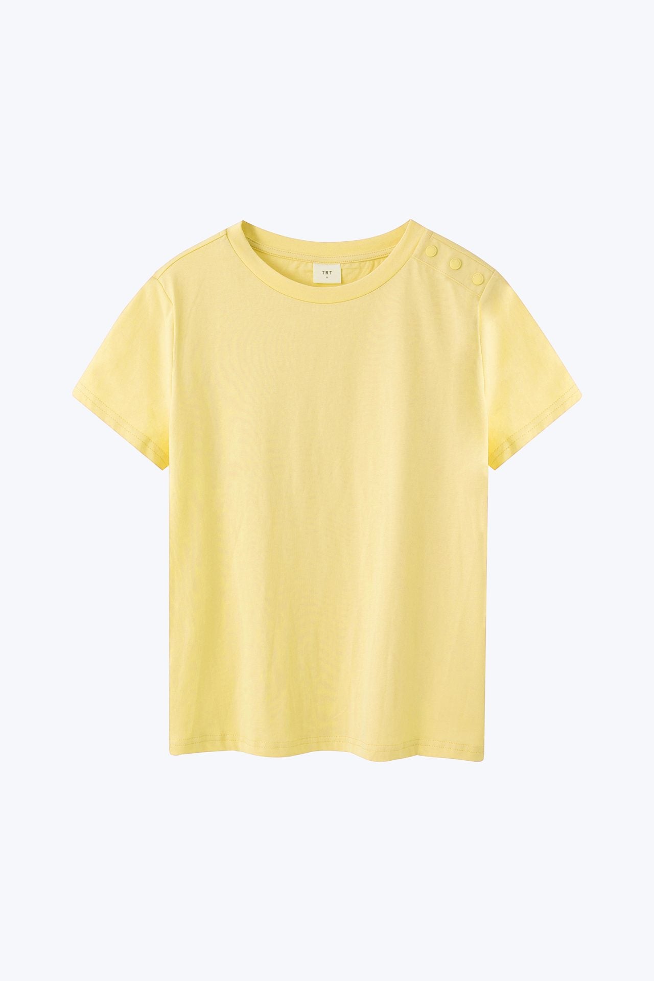 Shoulder Button Tee - Canary