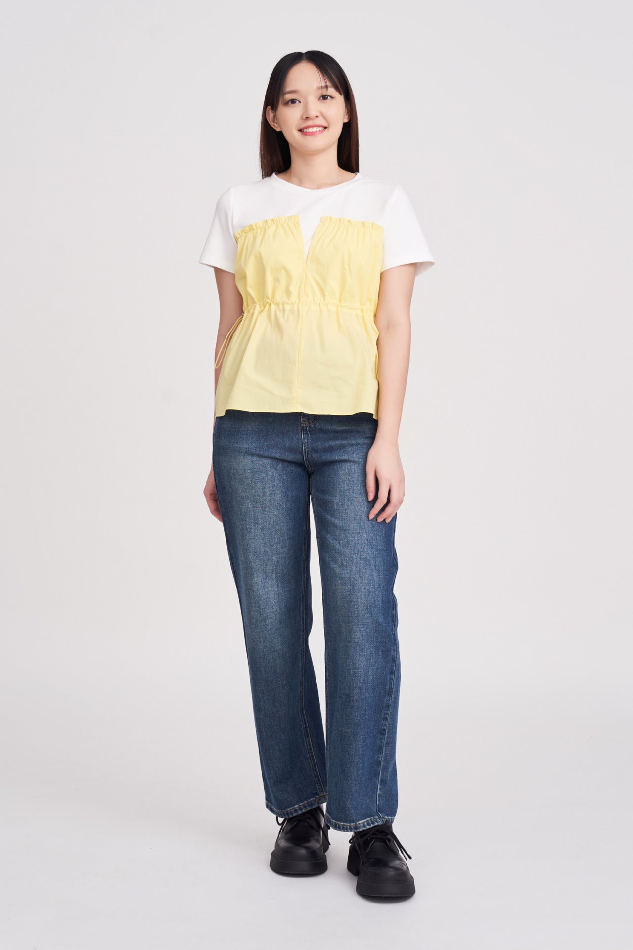 Draw Waist Top - Canary