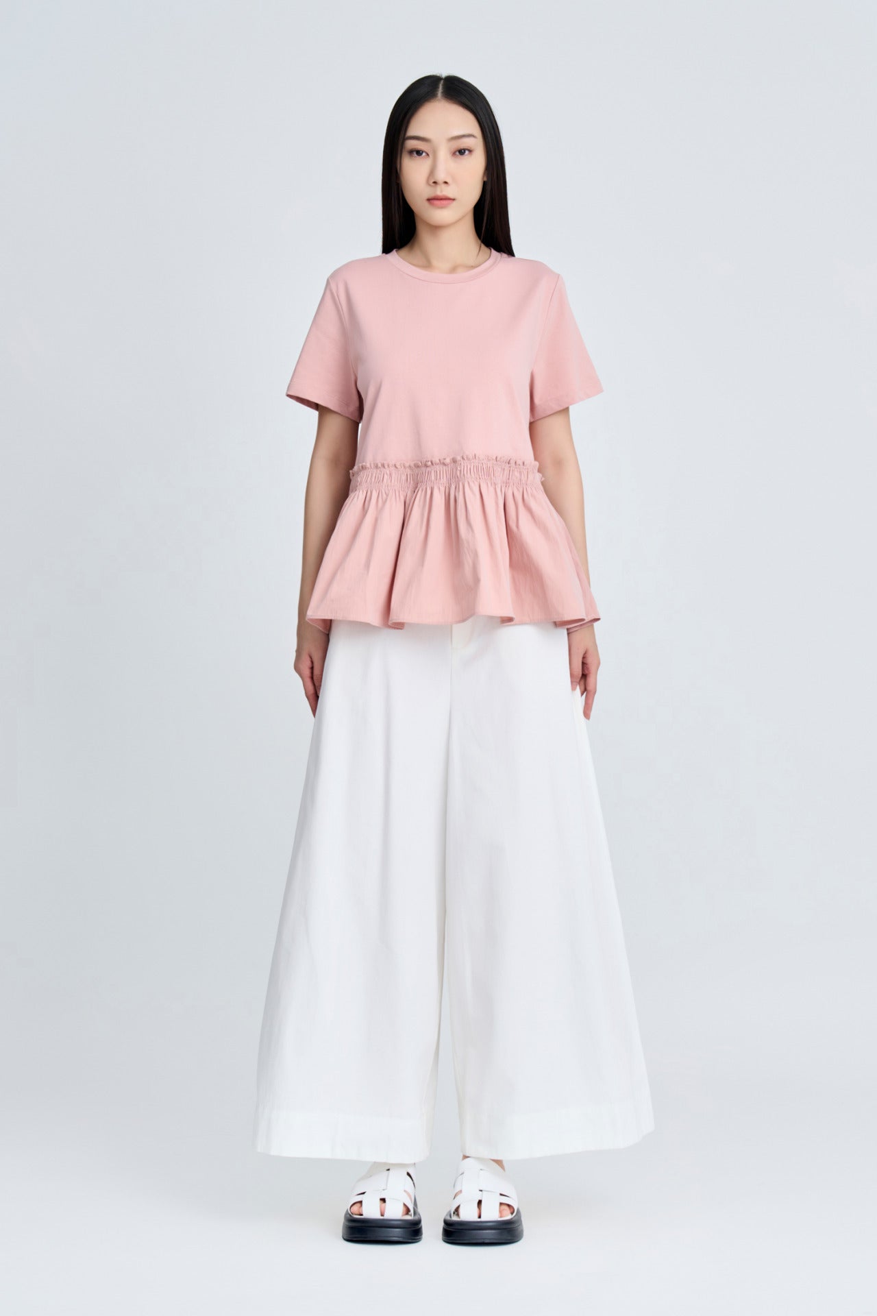 Ruffle Hem Tee