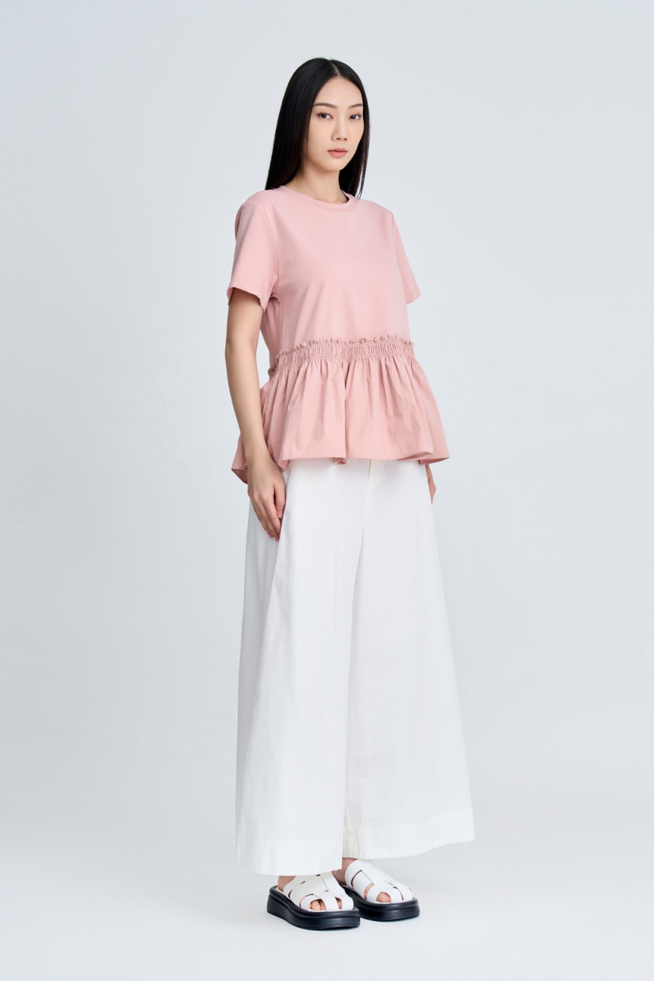 Ruffle Hem Tee