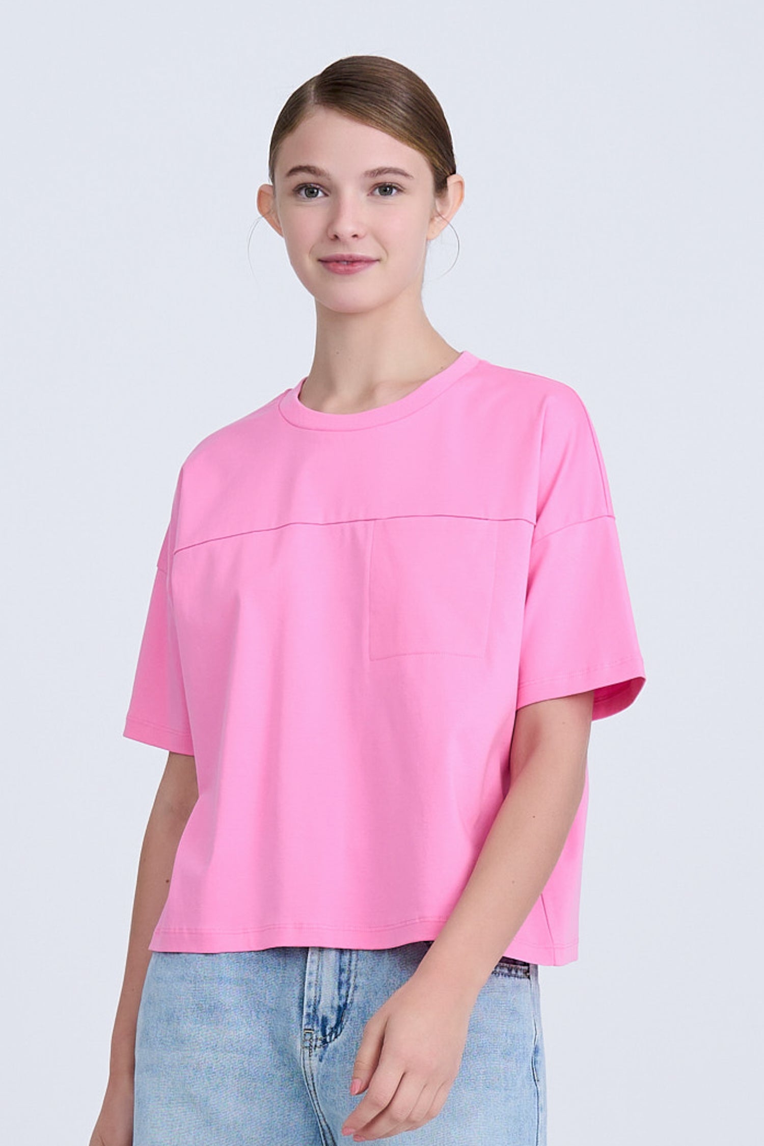 Box Fit Tee - Pink