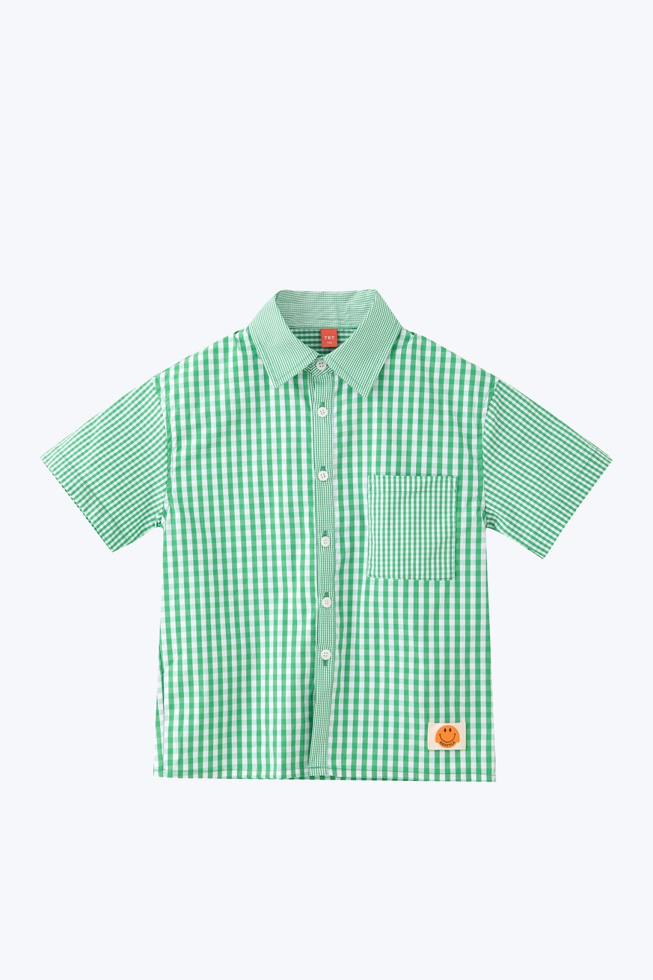 Patchwork Gingham Shirt