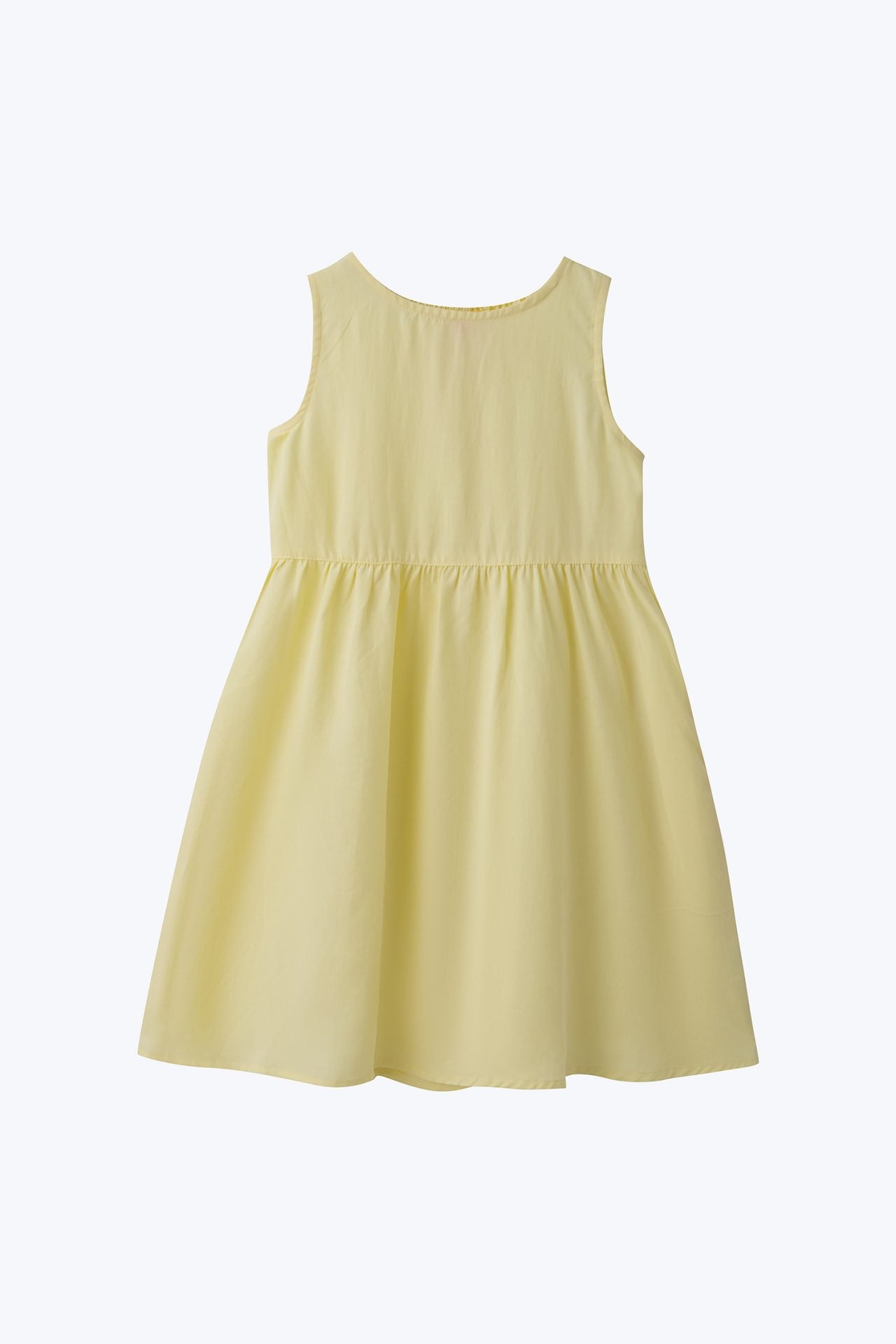 Sleeveless Gathered Dress