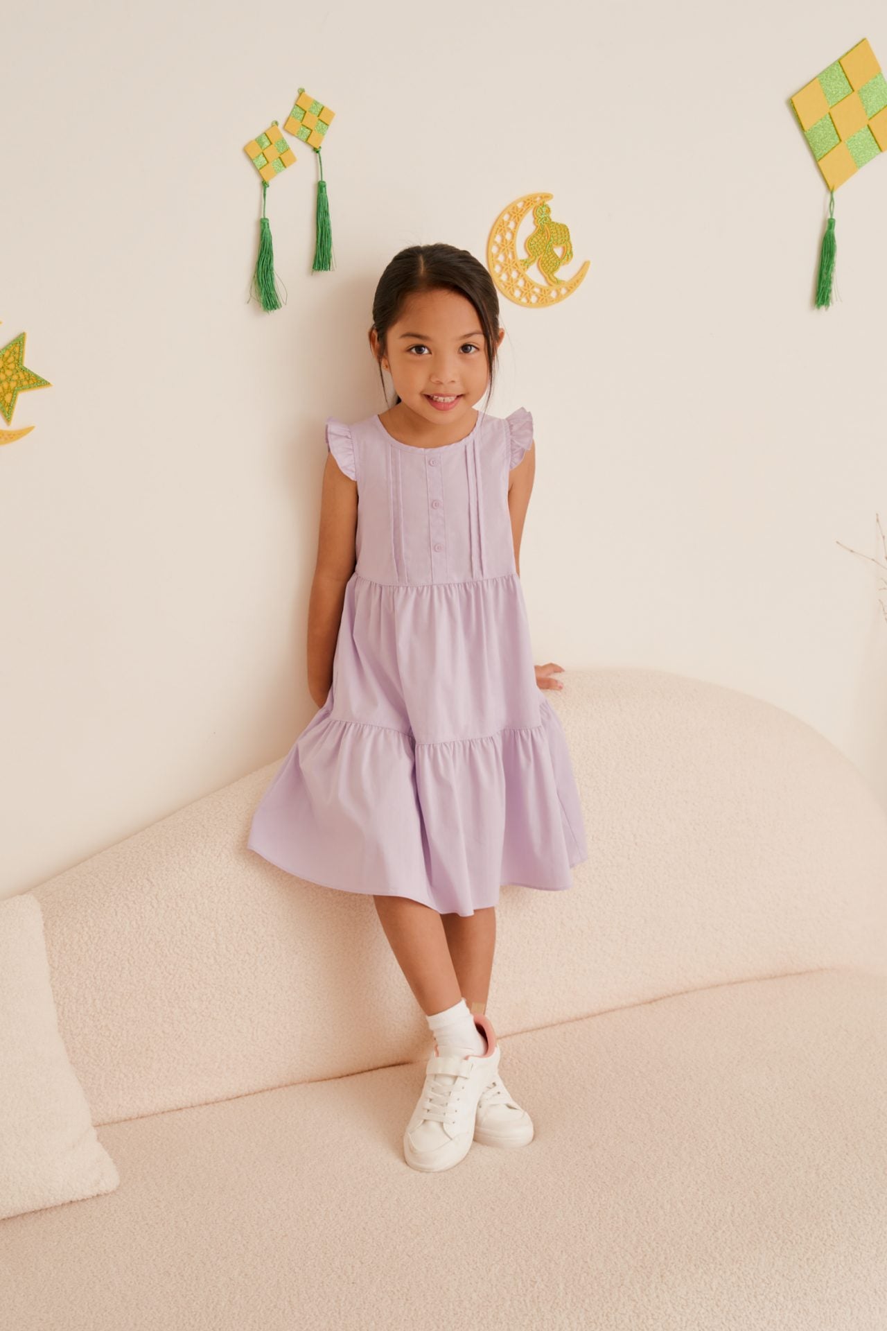 Triple Tiered Dress - Lilac