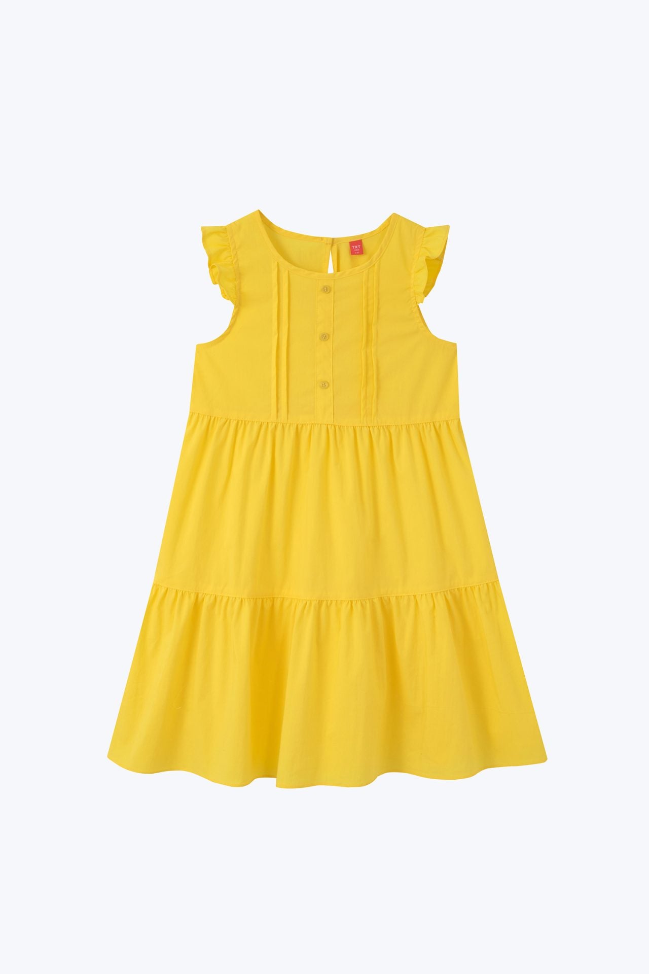 Triple Tiered Dress - Canary