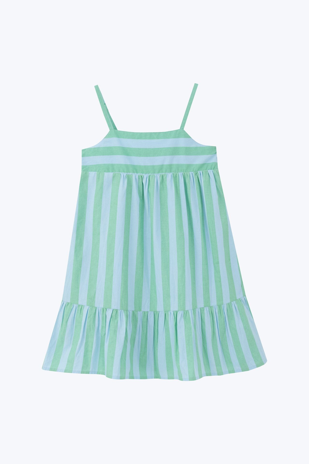 Kids Sleeveless Striped Dress