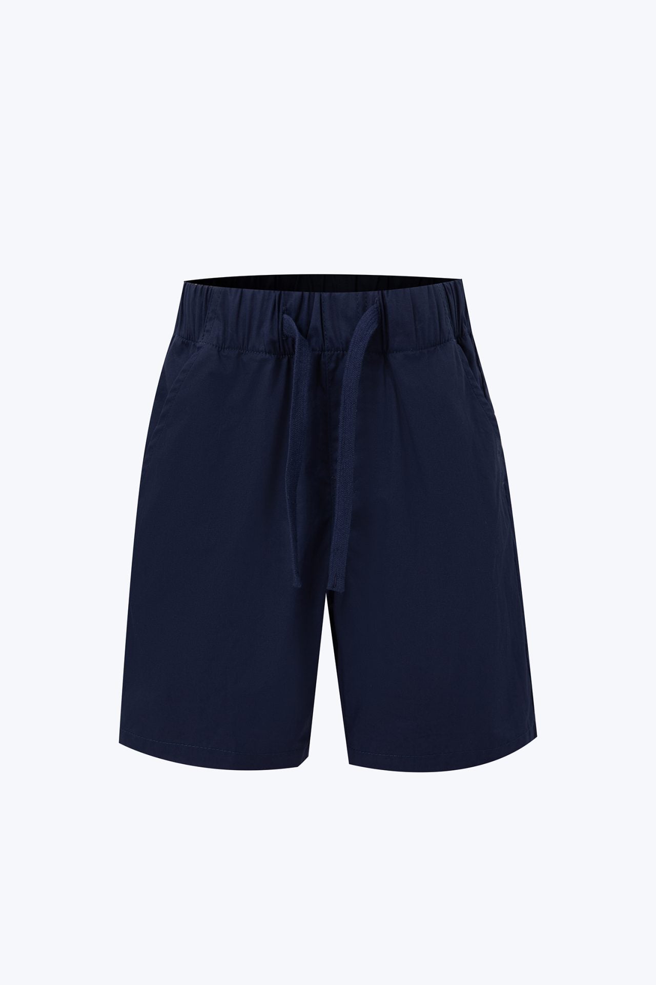 Casual Drawstring Shorts - Navy