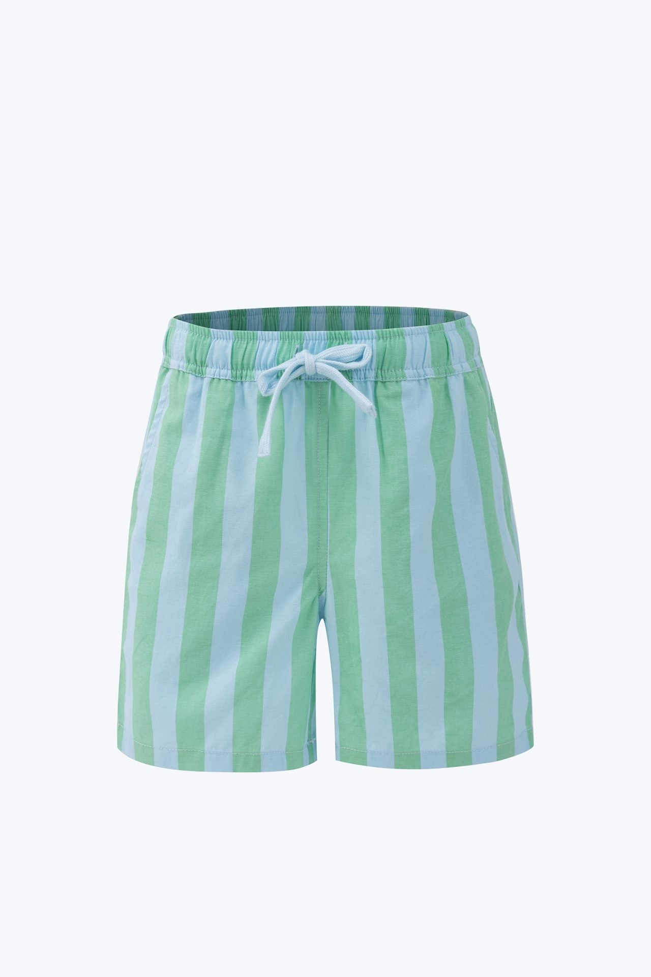 Kids Striped Drawstring Shorts