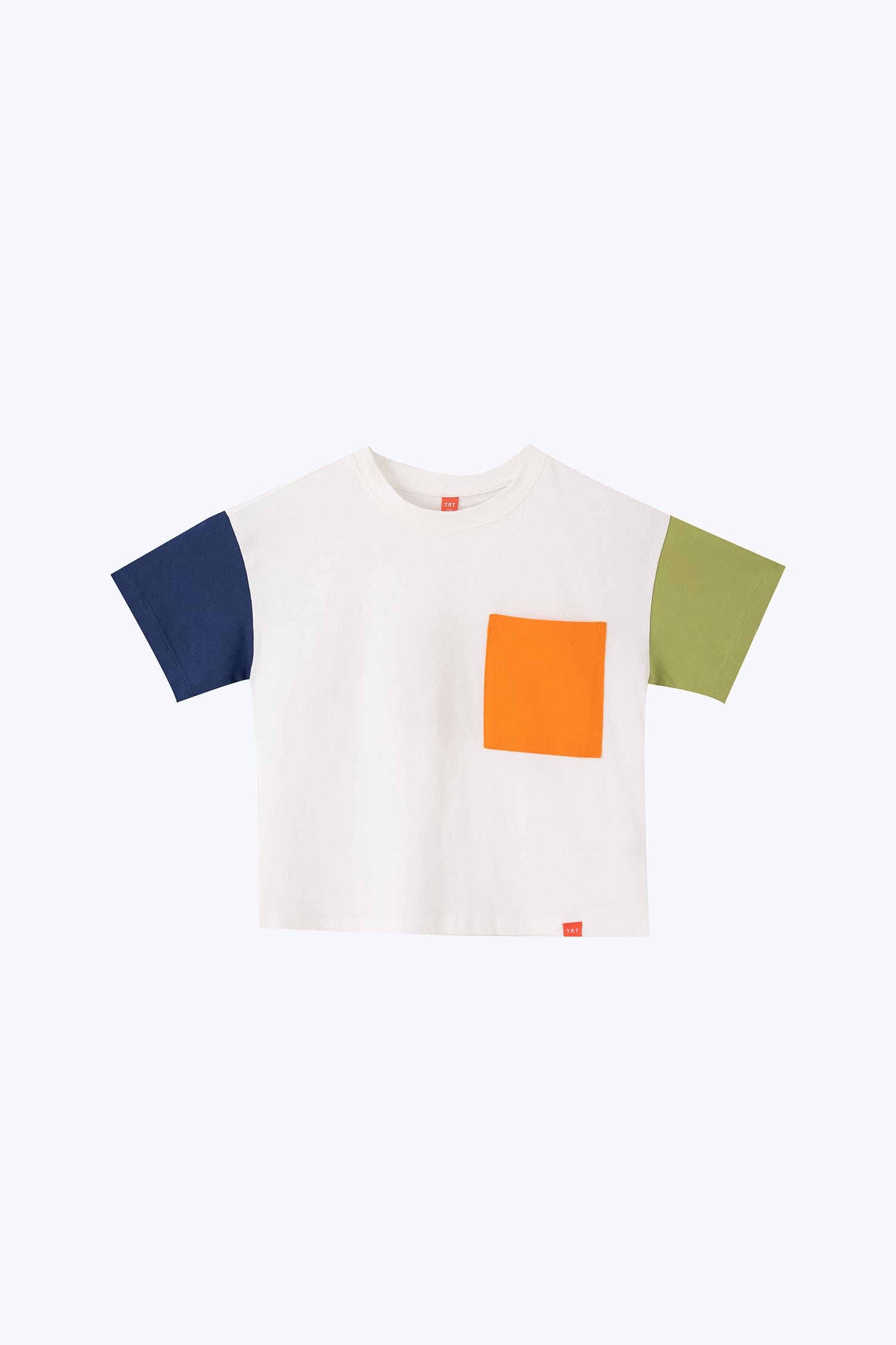 Colour Block Patch Pocket Tee