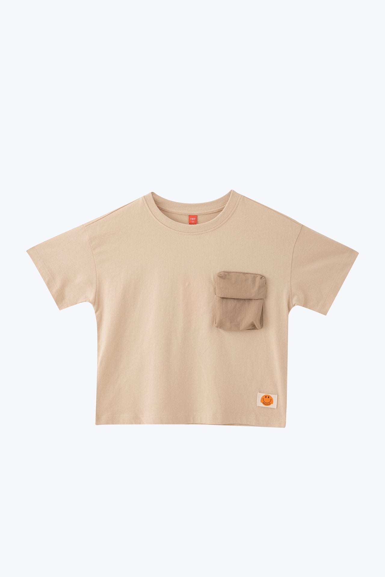 Patch Pocket Utility Tee - Khaki