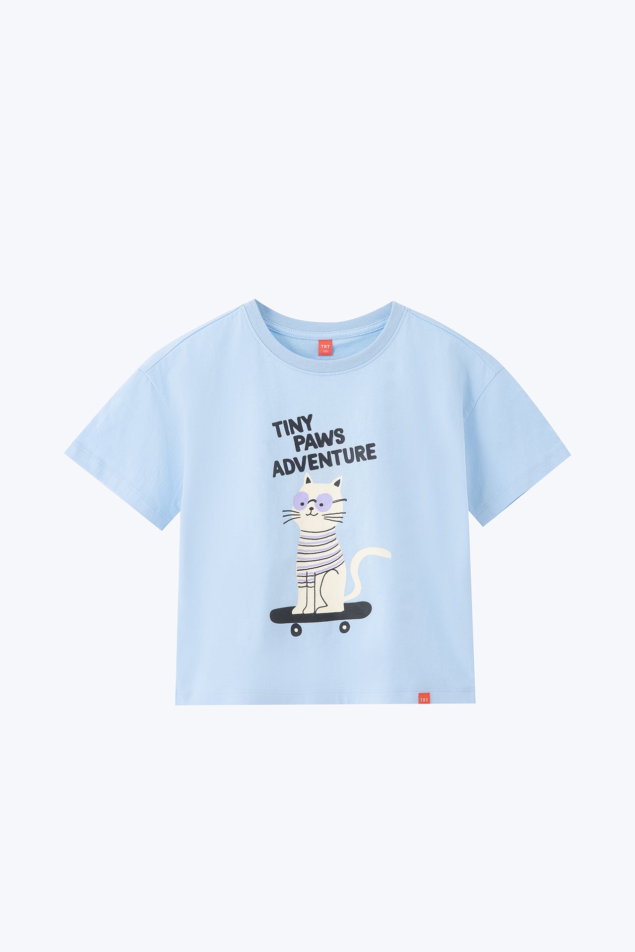 &quot;Tiny Paws Adventure&quot; Tee - Baby Blue