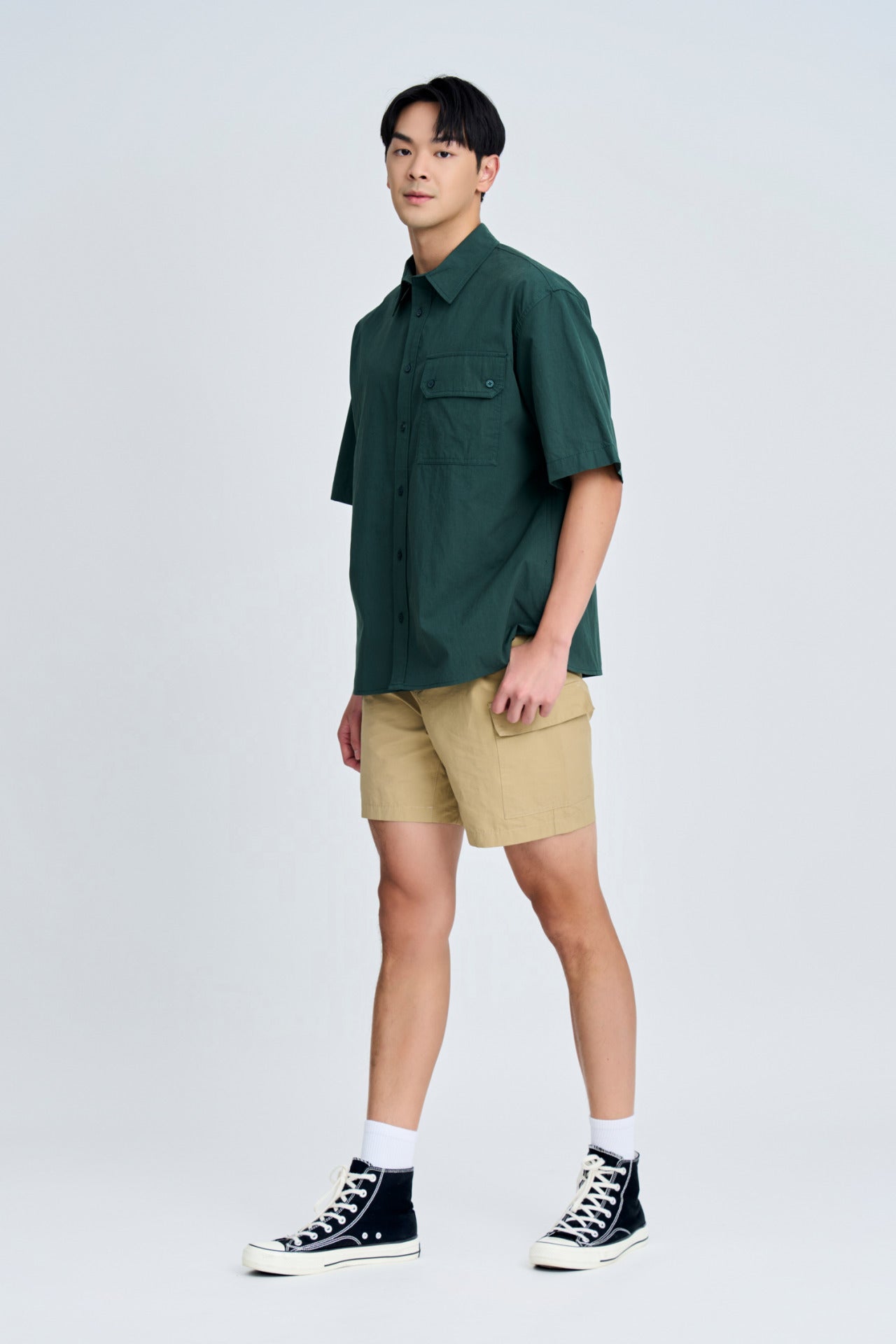 Casual Flapped Pocket Shirt