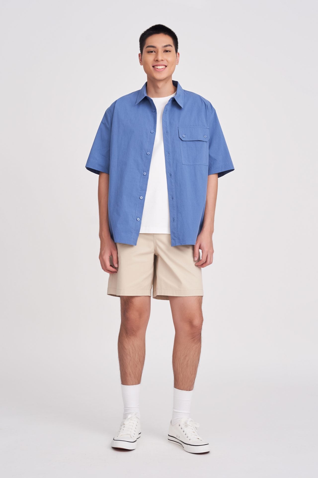 Casual Flapped Pocket Shirt