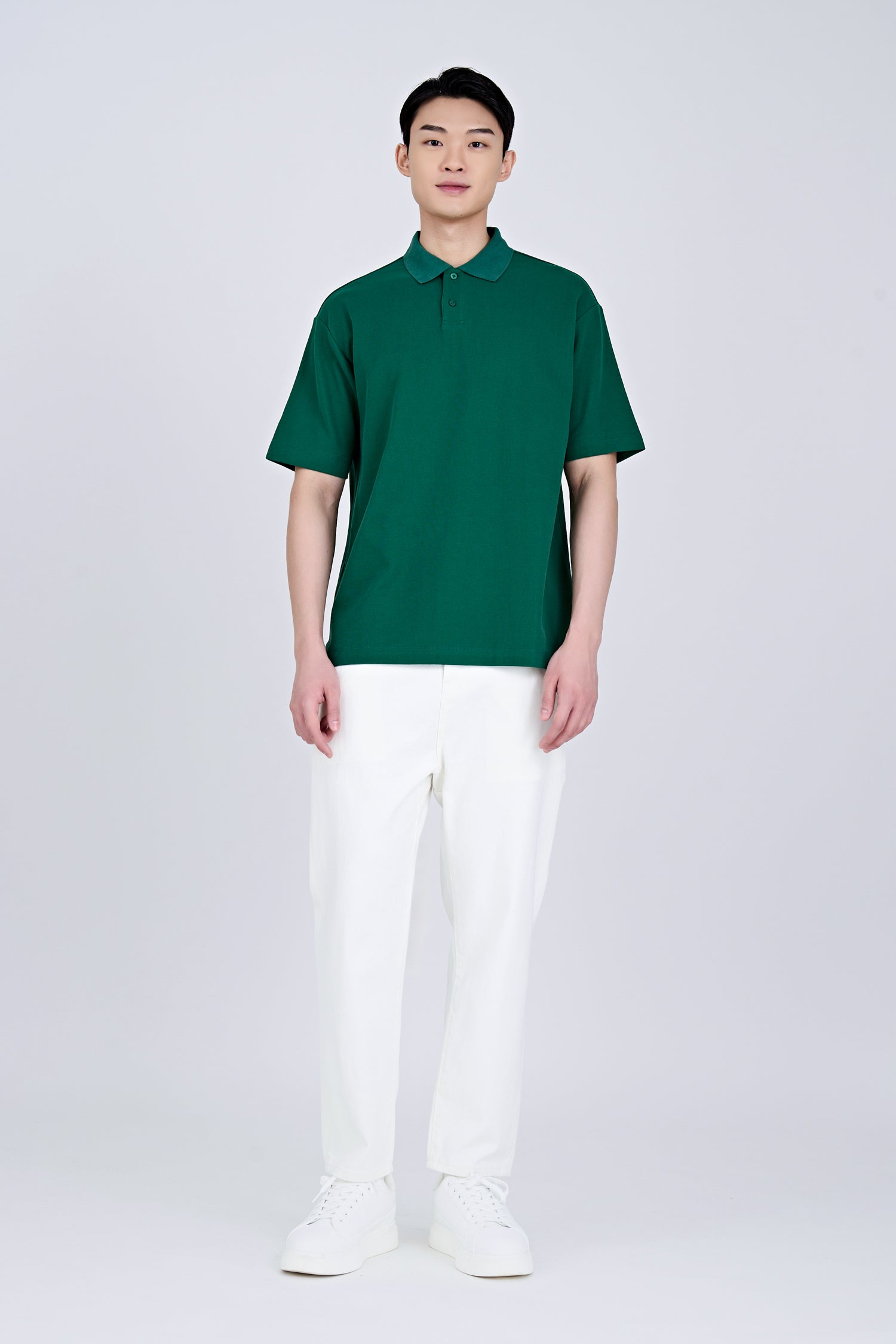 Classic Polo Tee - Emerald