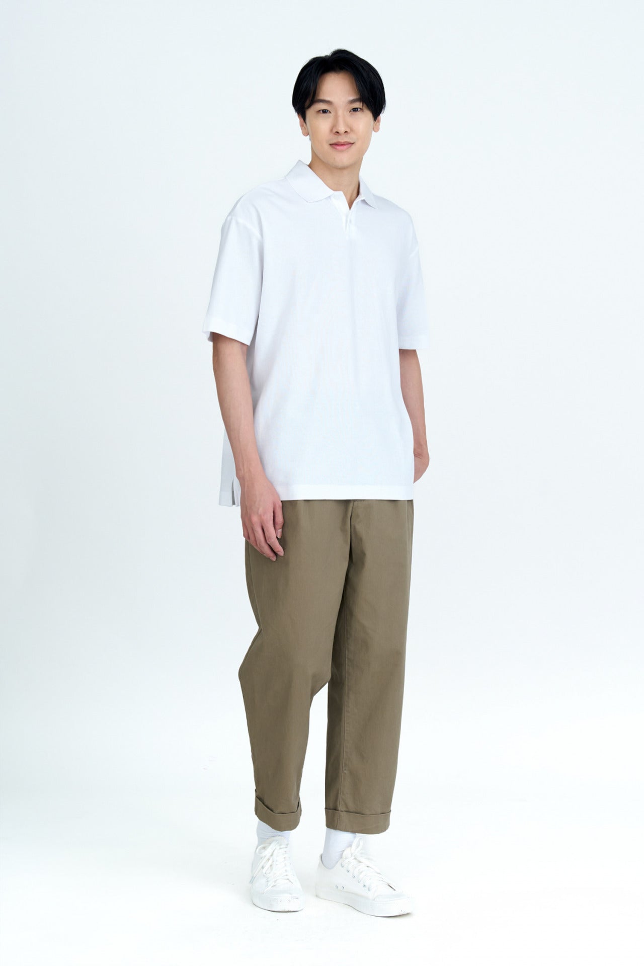 Pleated Wide Pants - Sage