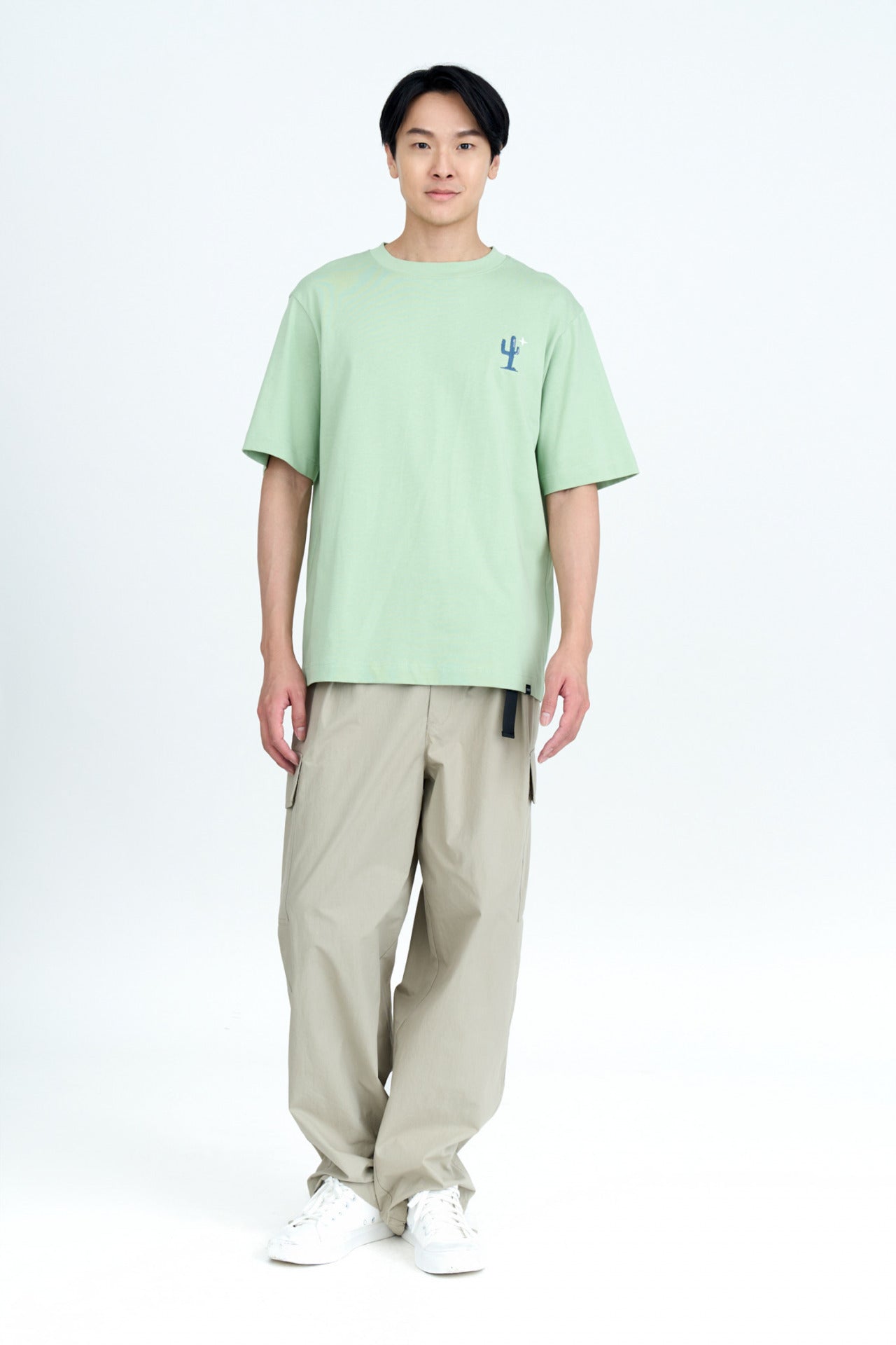 Wide Fit Cargo Pants - Sand