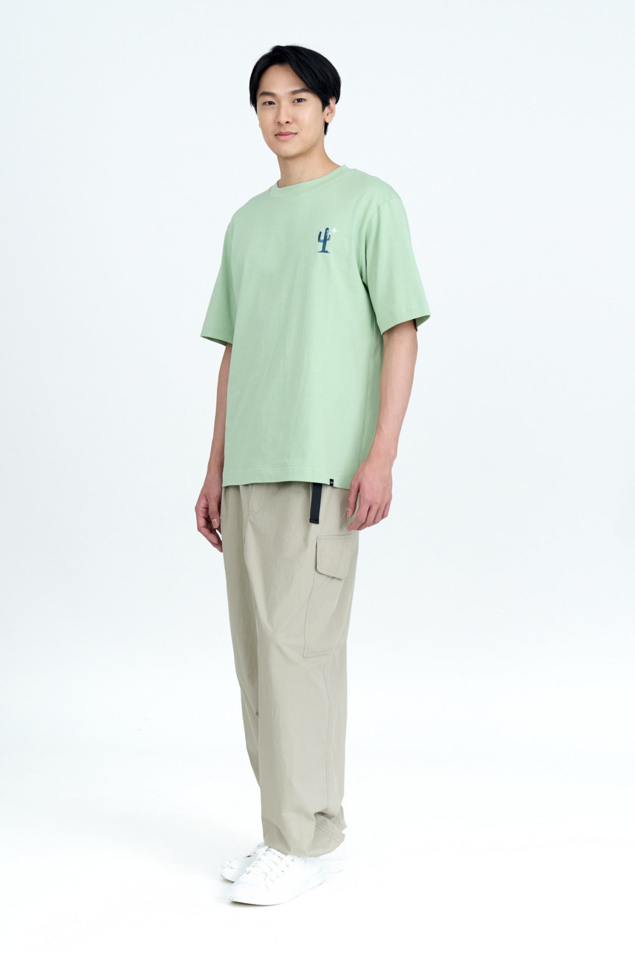 Wide Fit Cargo Pants - Sand