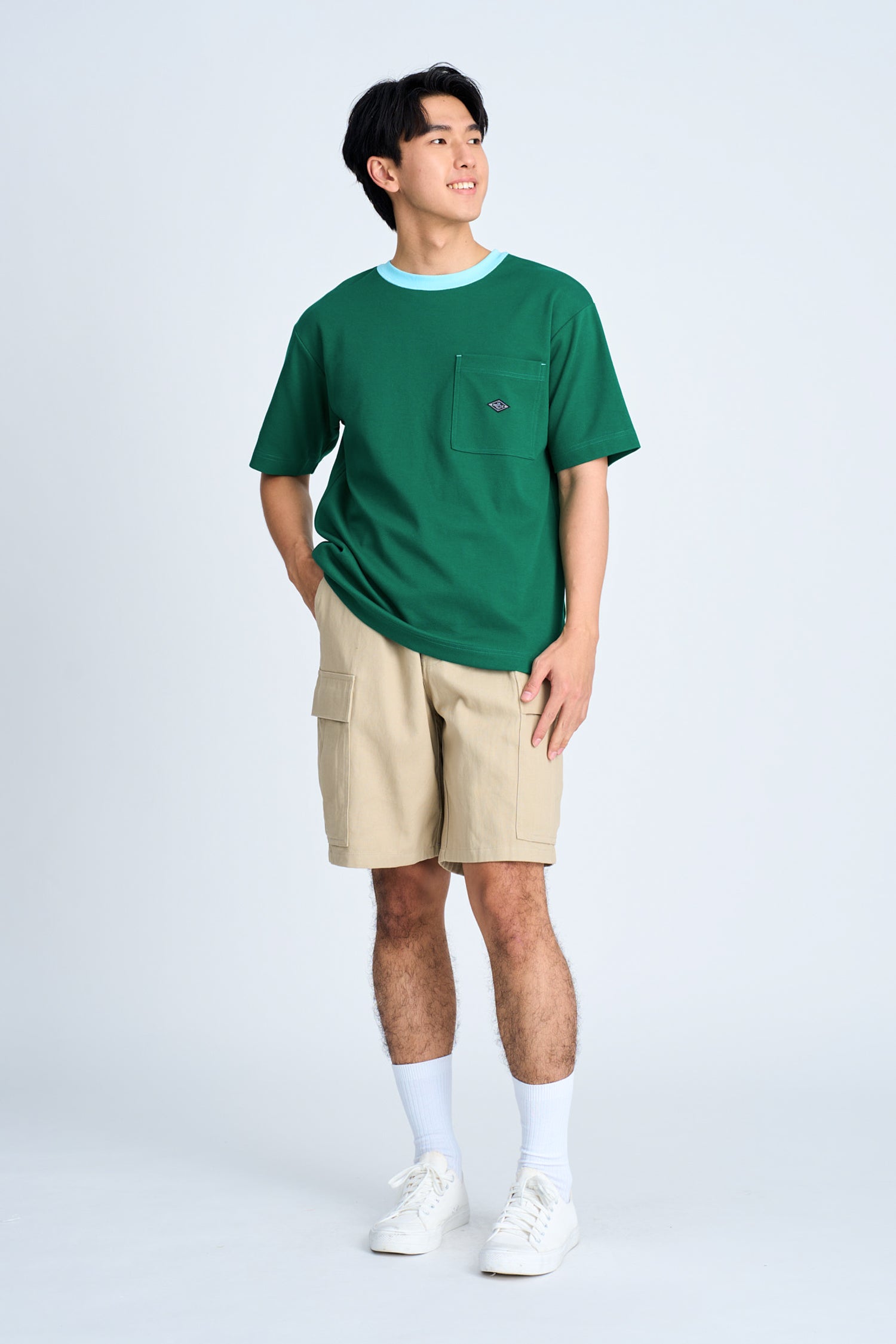 Wide-fit Cargo Bermudas