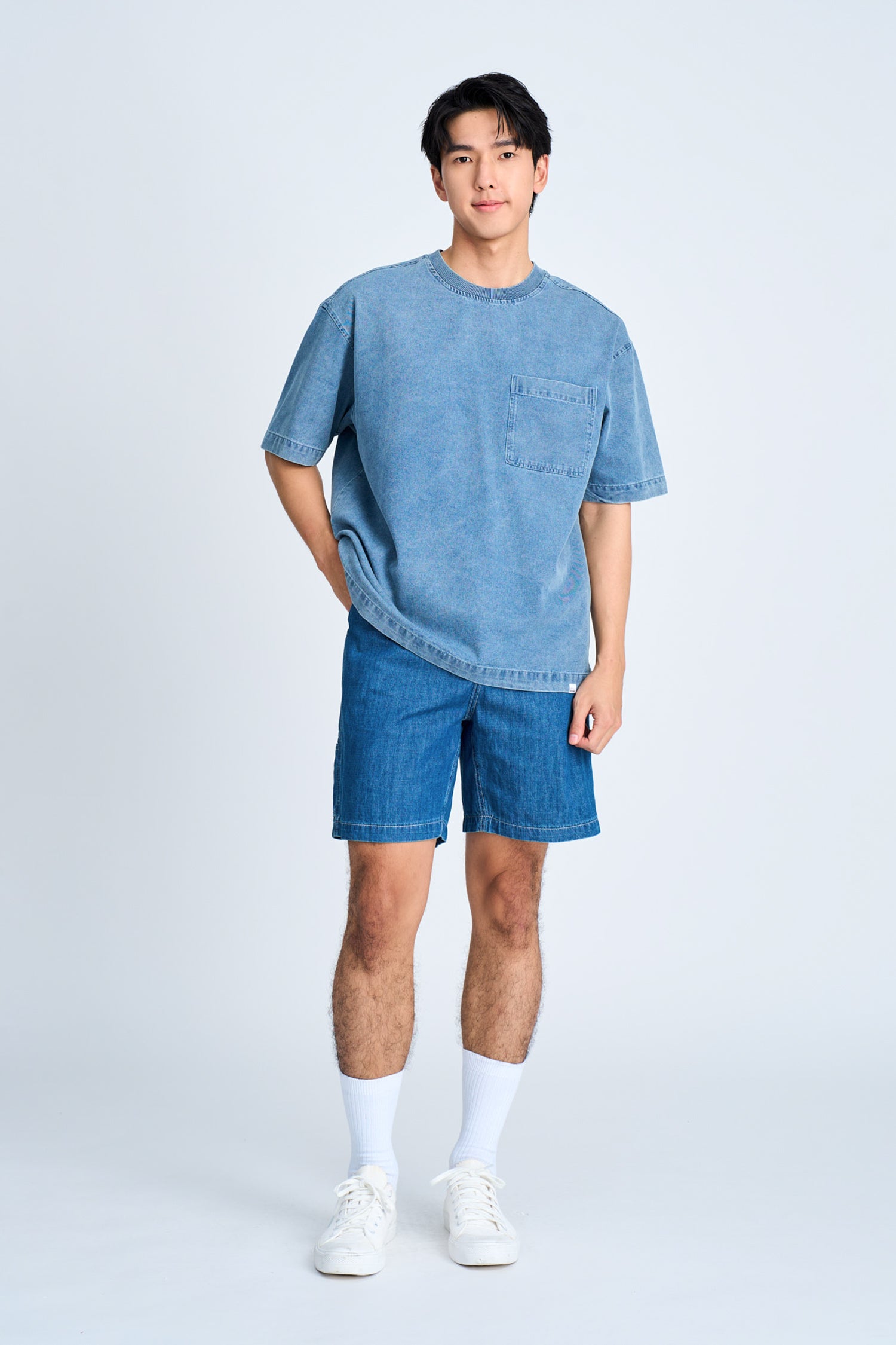 Denim Casual Shorts - Denim