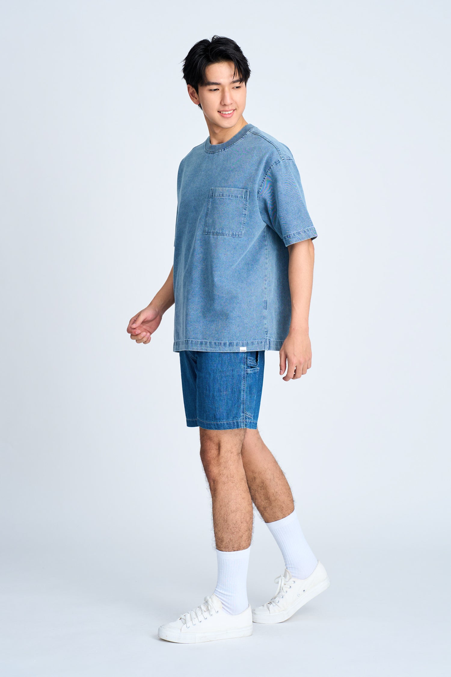 Denim Casual Shorts - Denim