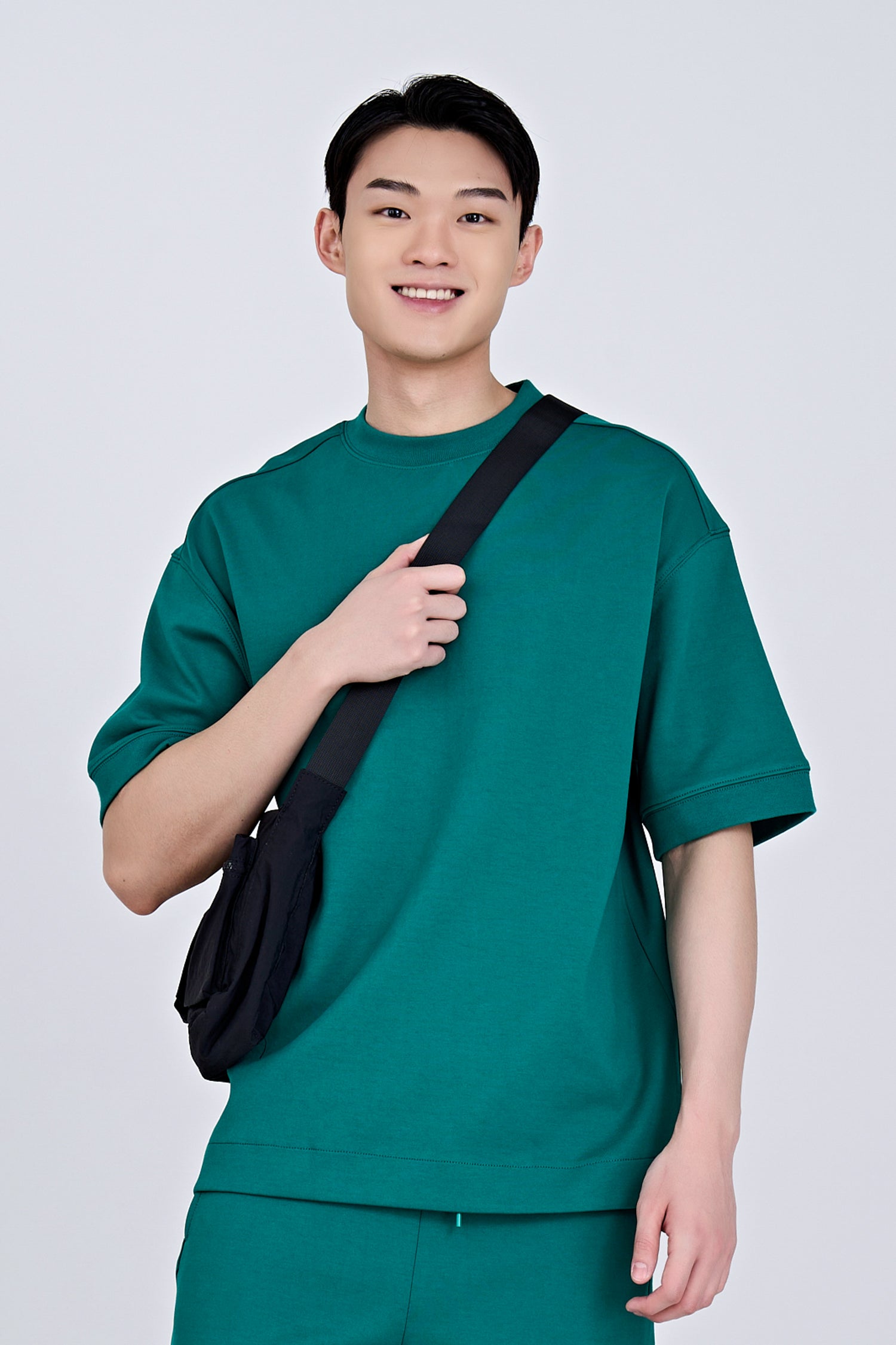 (C) Oversized Fit Heavyweight Tee - Emerald