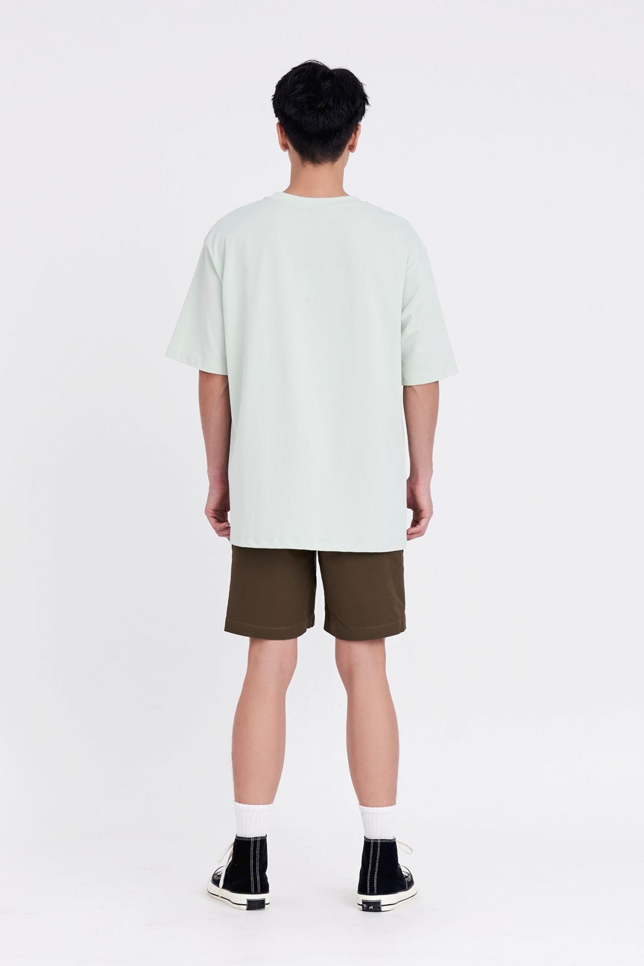 Flapped Patch Pocket Tee - Mint