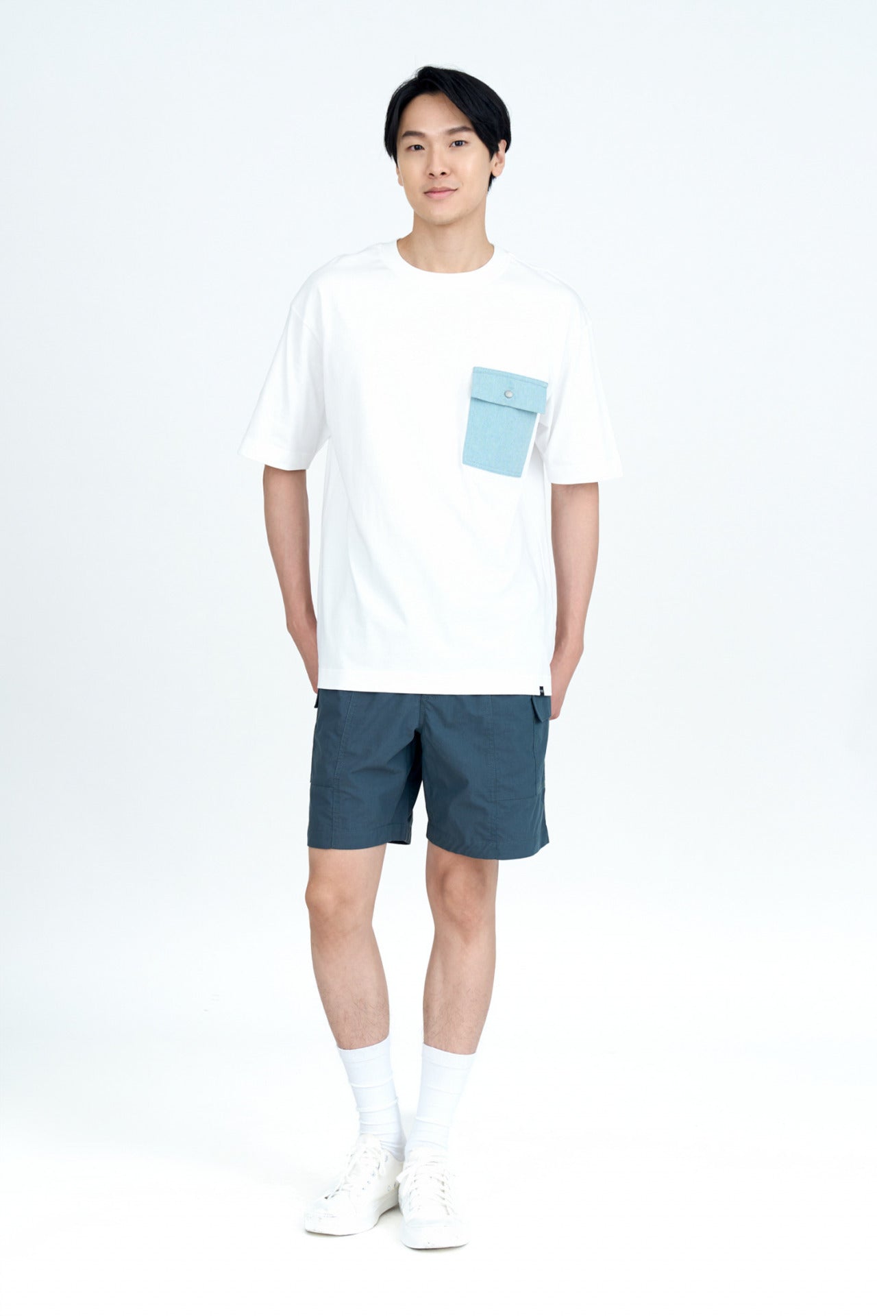 (B) Flapped Patch Pocket Tee