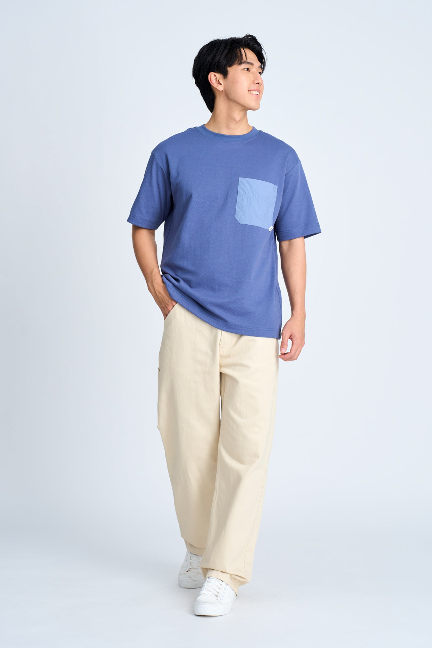 Pocket Tee - Steel Blue