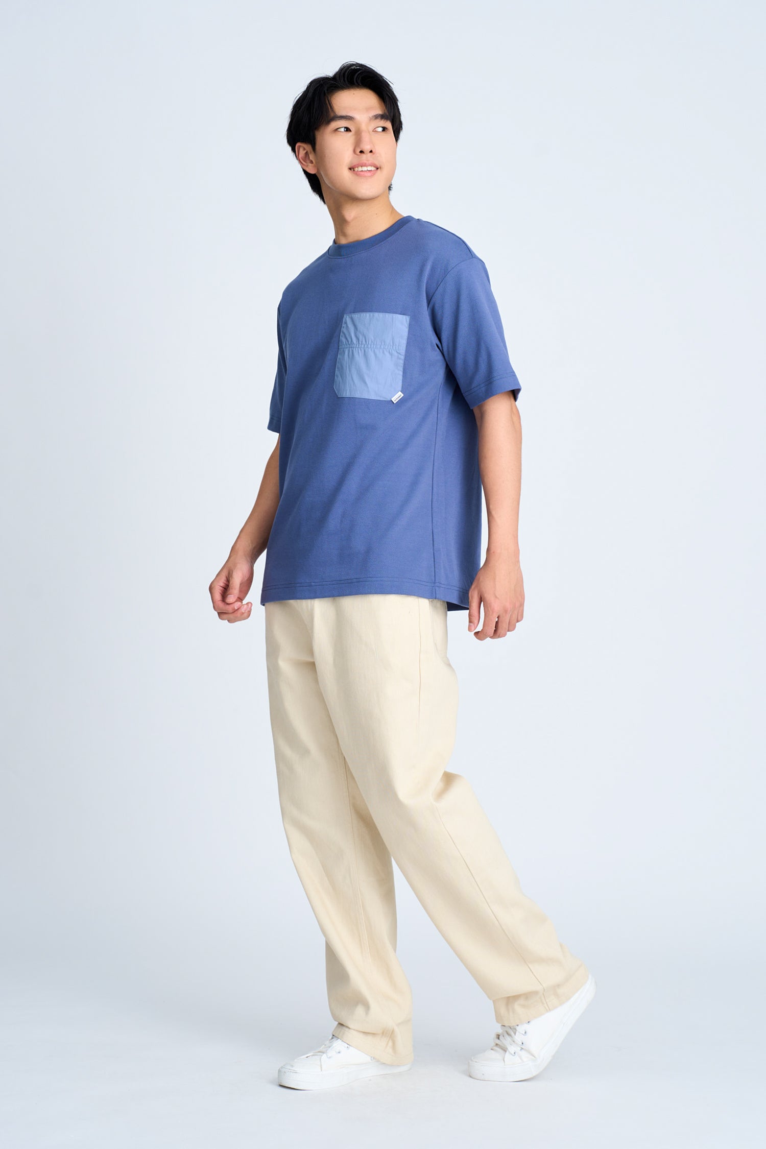 Pocket Tee - Steel Blue