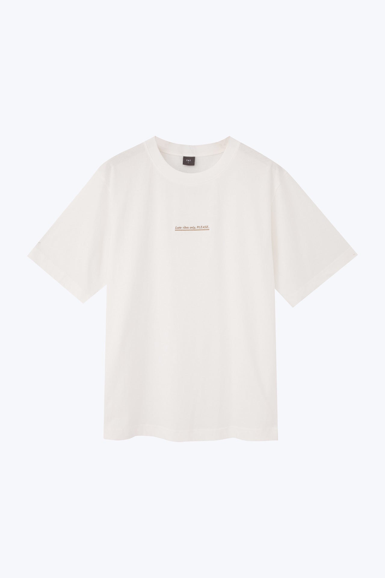 (A) Jersey “Latte Vibe Only” Graphic Tee - Cream