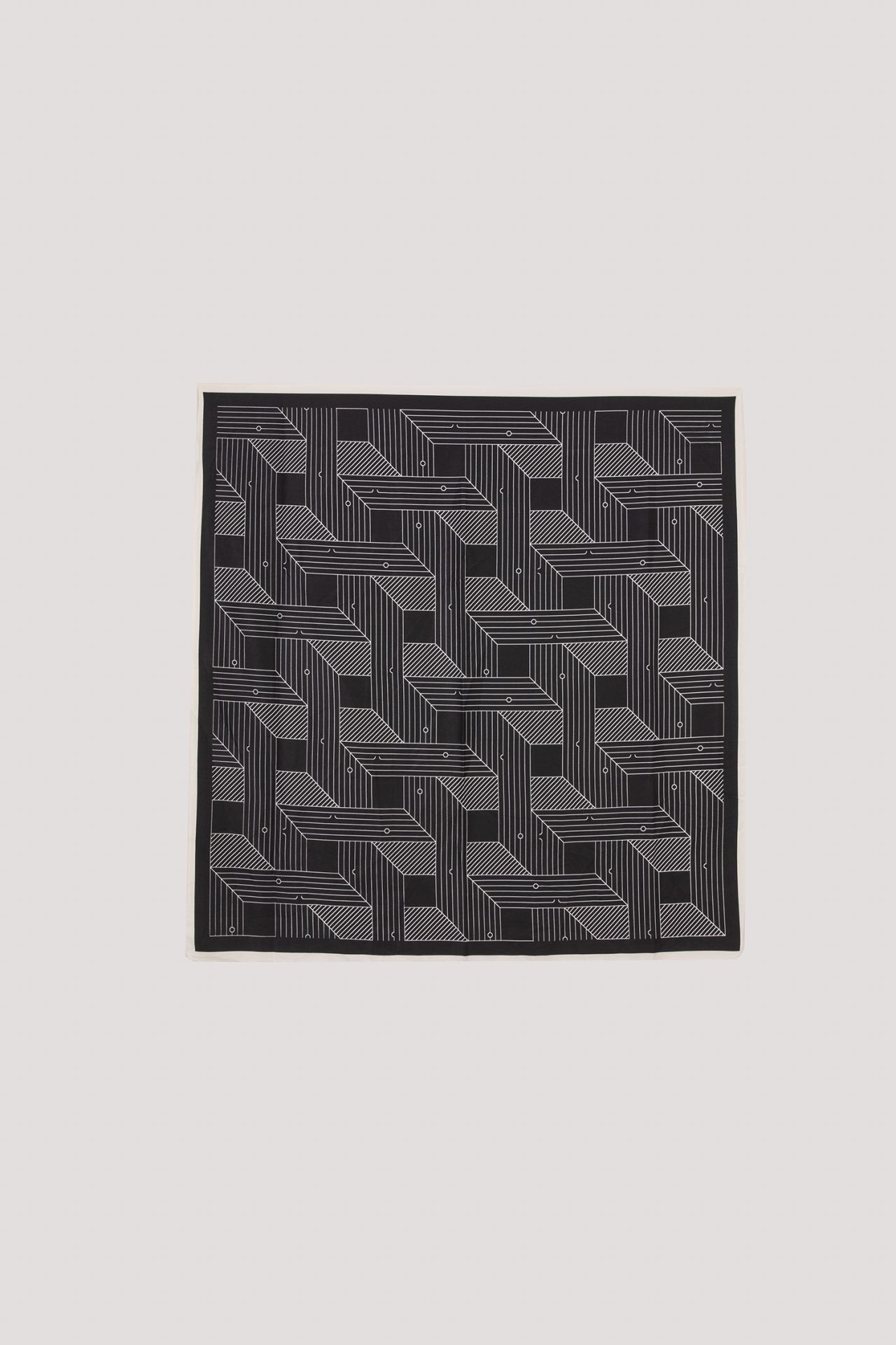 Geometric Square Scarf